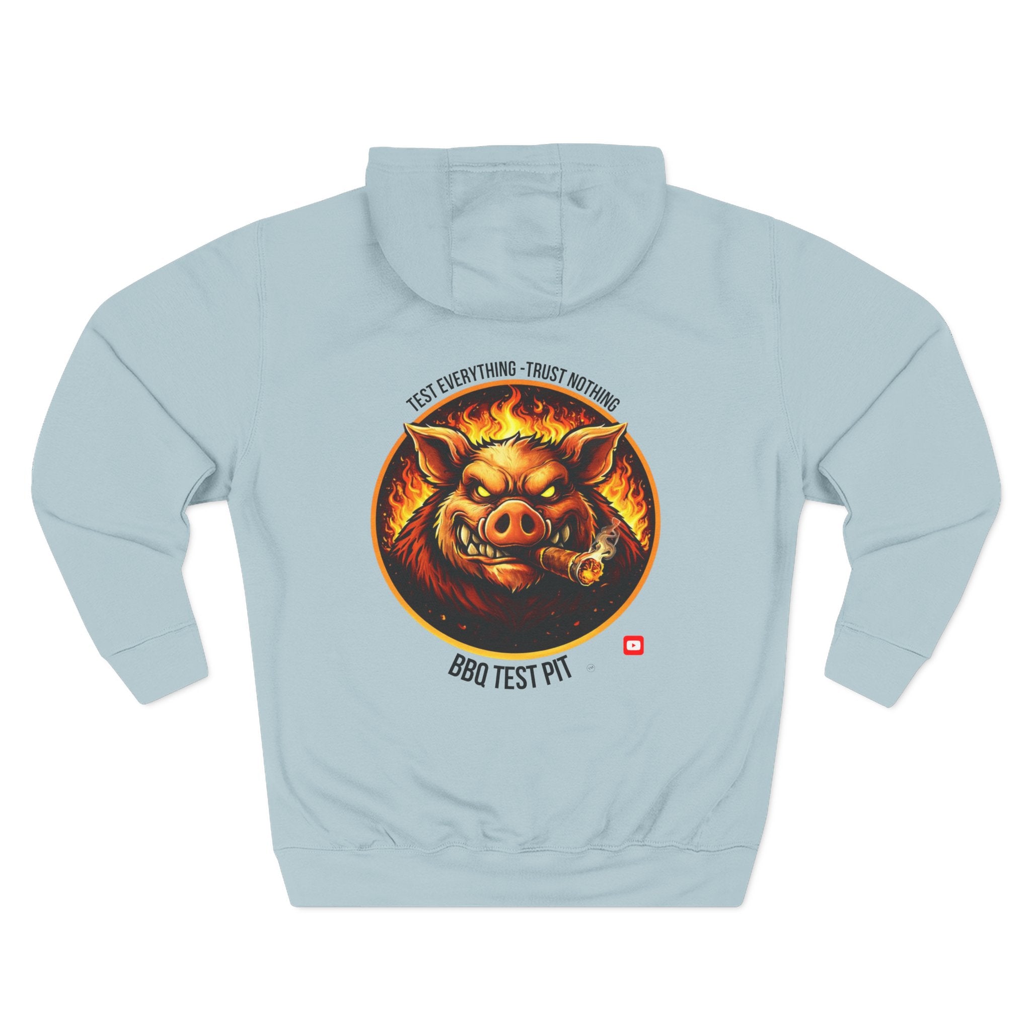 BBQ Test Pit Logo Hoodie