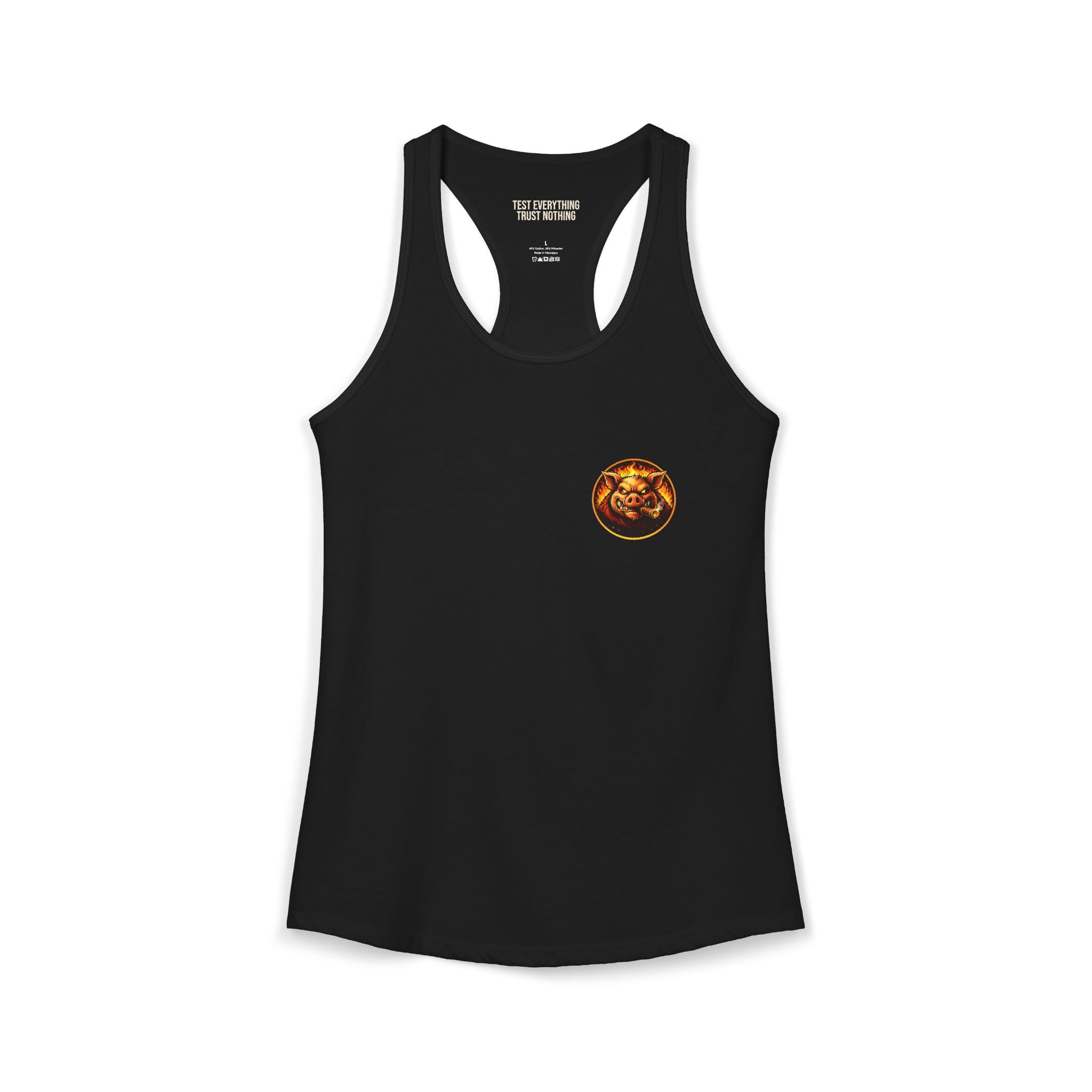 BBQ Test Pit Logo Women's Tank