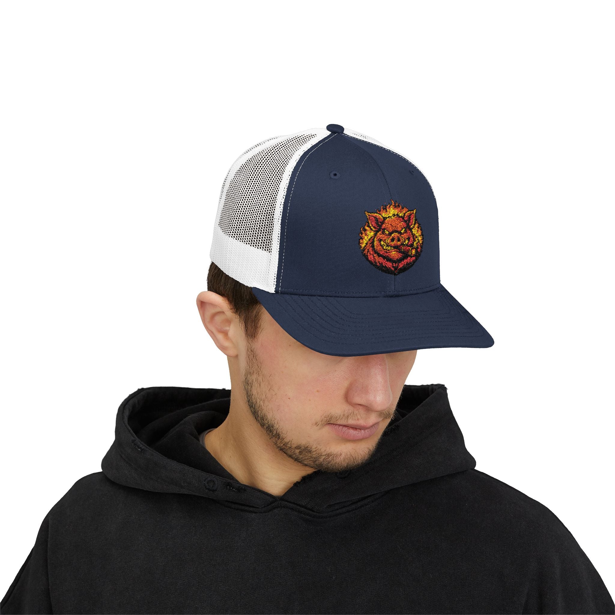 BBQ Test Pit Trucker Hat