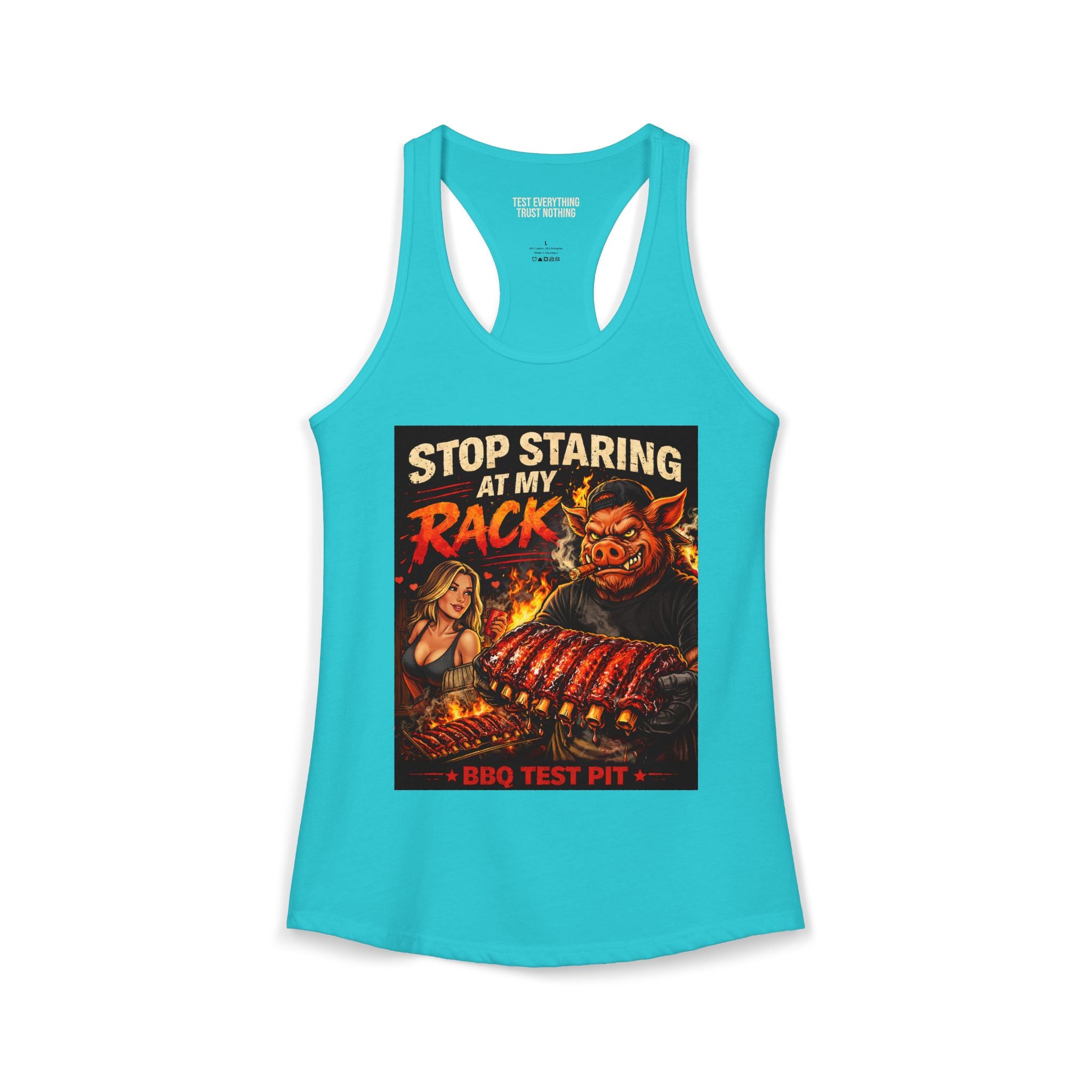 Stop Staring At My Rack Women's Tank