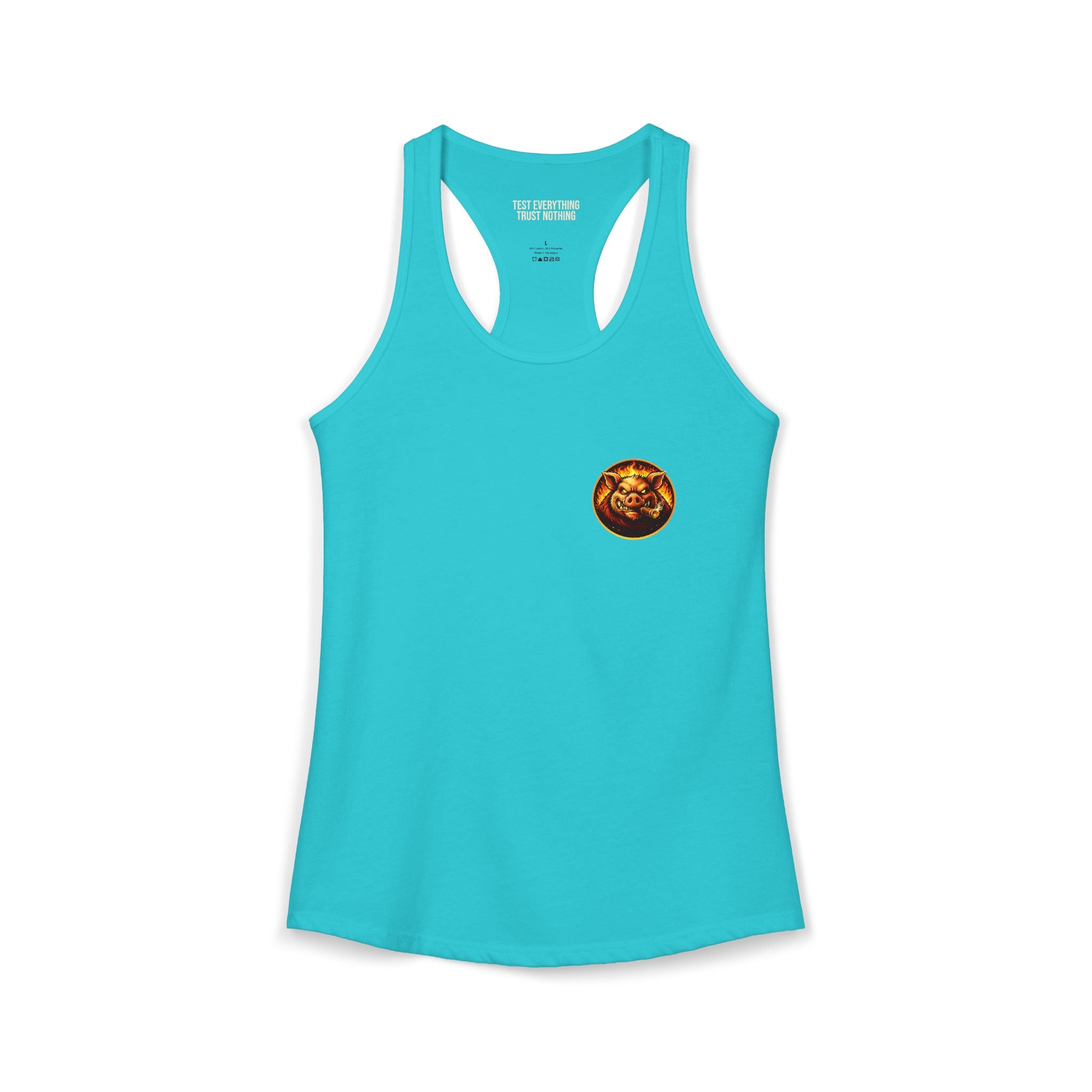 BBQ Test Pit Logo Women's Tank