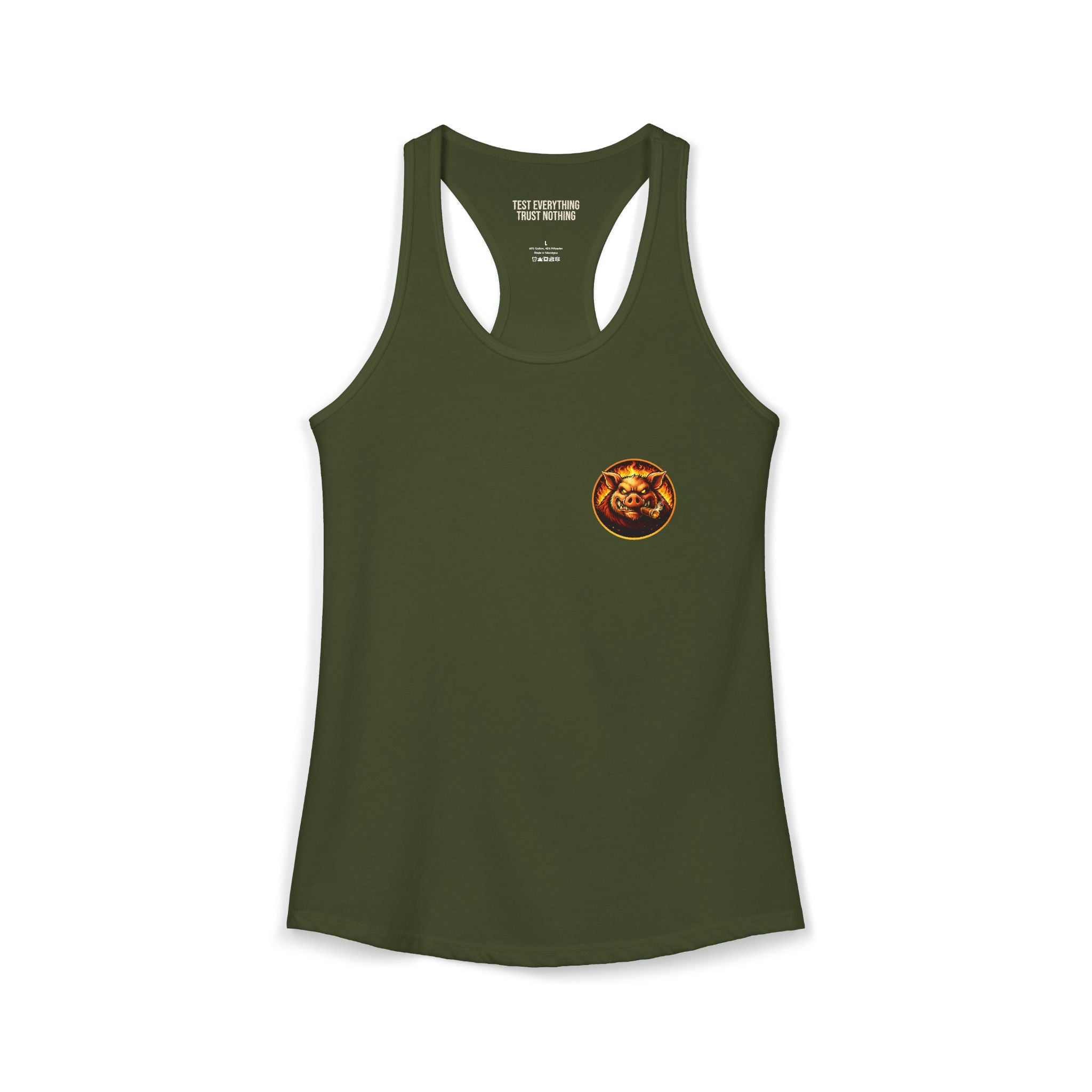 BBQ Test Pit Logo Women's Tank