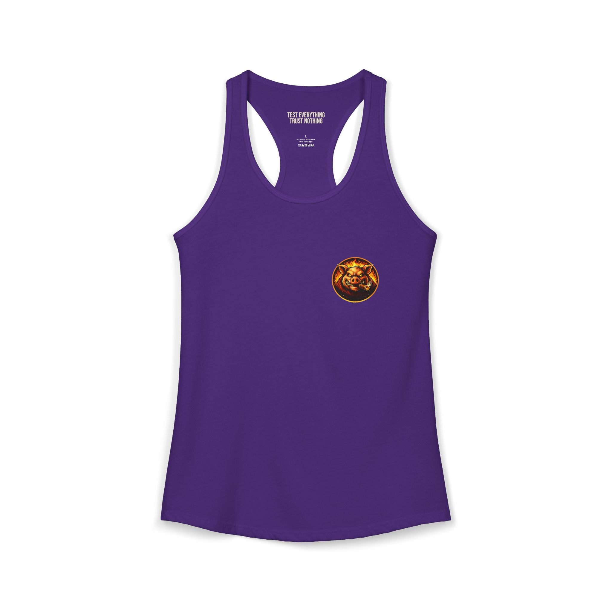 BBQ Test Pit Logo Women's Tank