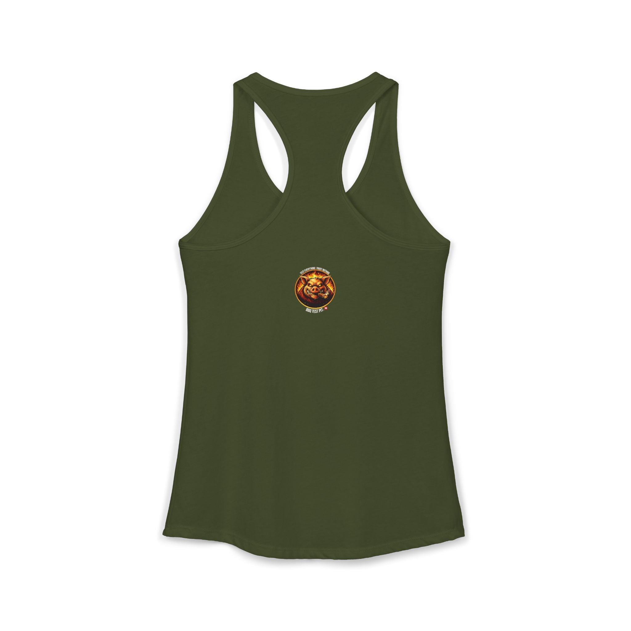 BBQ Test Pit Logo Women's Tank