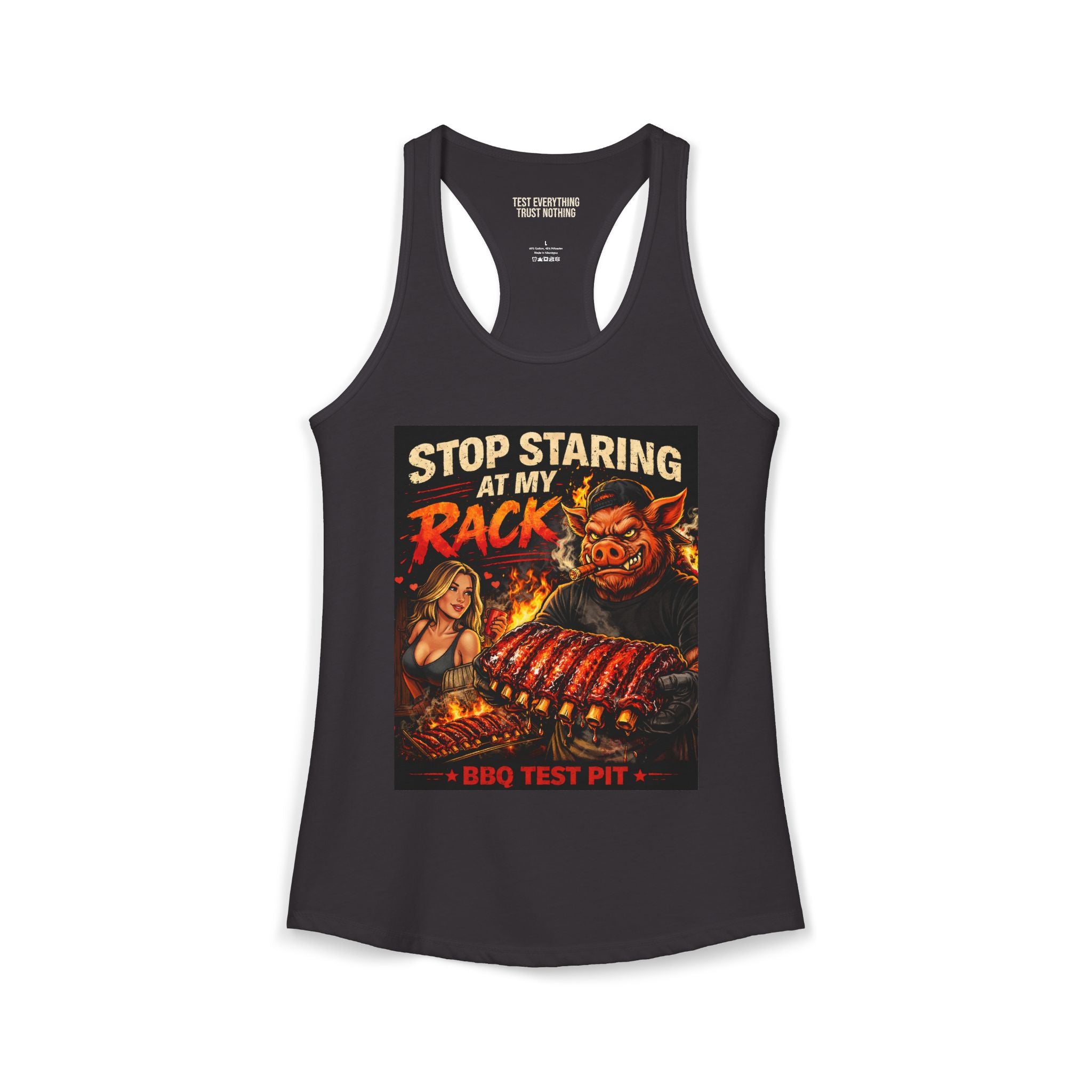 Stop Staring At My Rack Women's Tank
