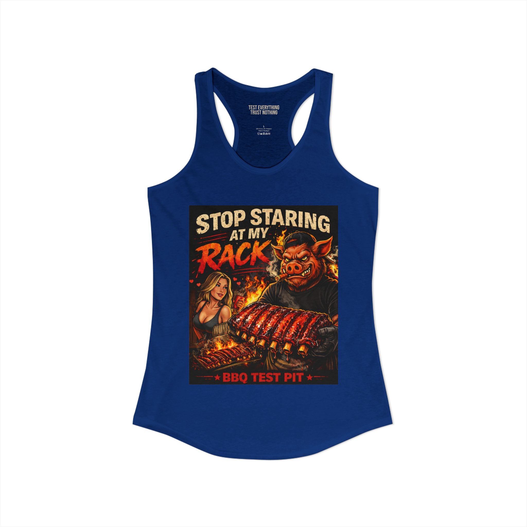 Stop Staring At My Rack Women's Tank