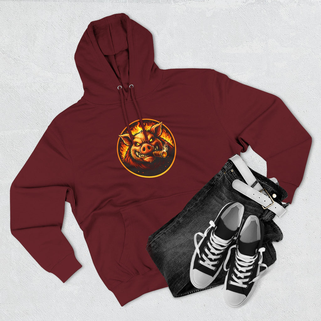 BBQ Test Pit Logo Hoodie