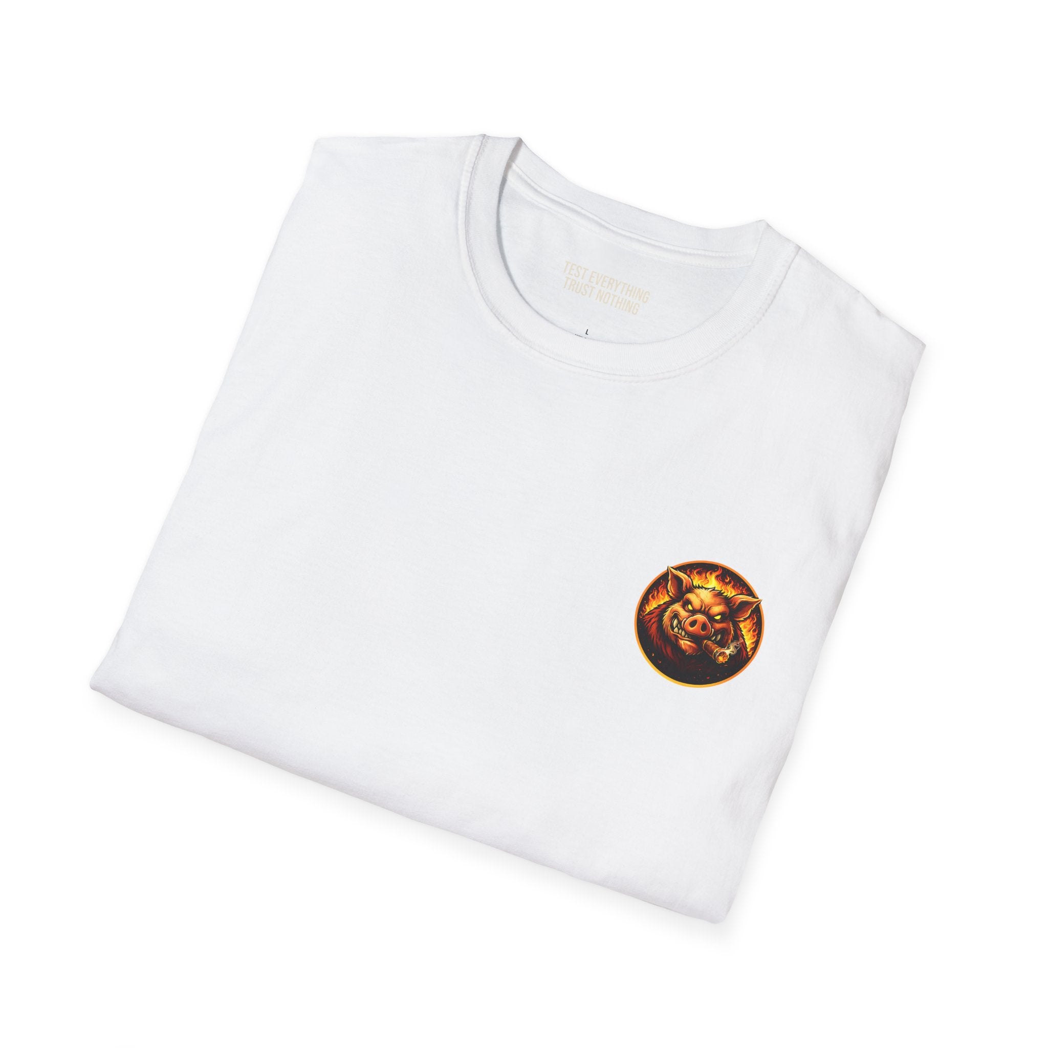 BBQ Test Pit Logo Tee — Premium Soft