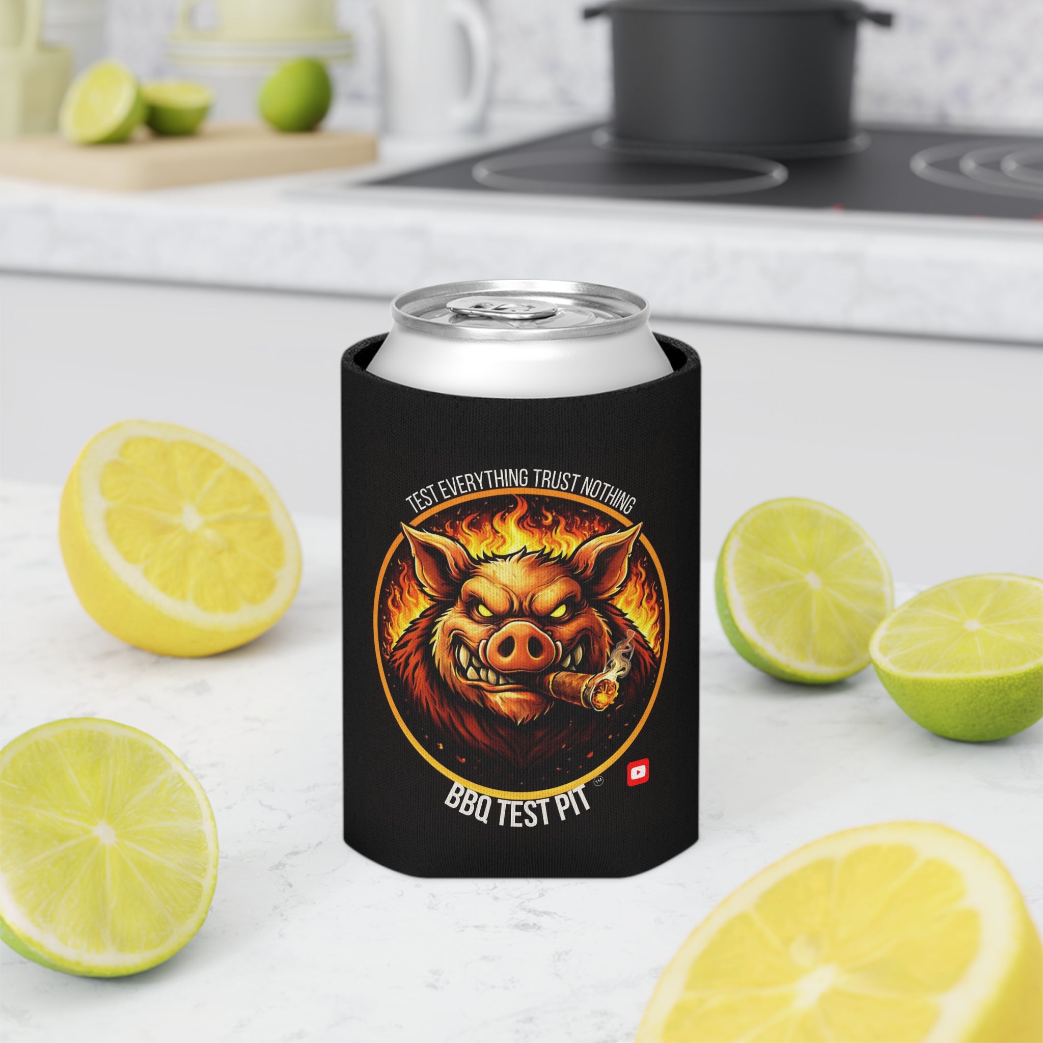 BBQ Test Pit Can Cooler