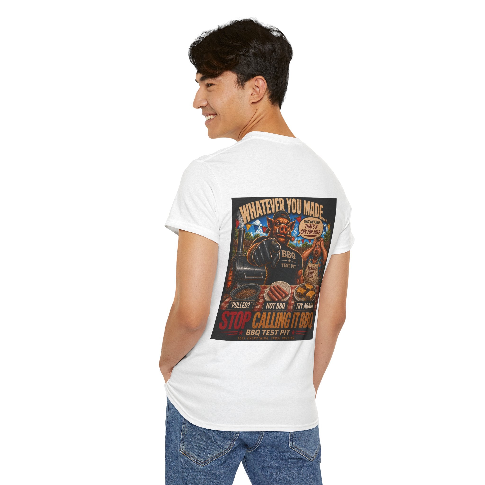 Whatever You Made… Stop Calling It BBQ. Heavy Tee