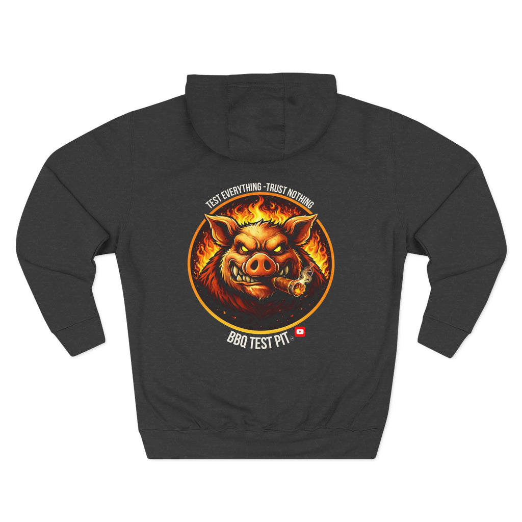 BBQ Test Pit Logo Hoodie