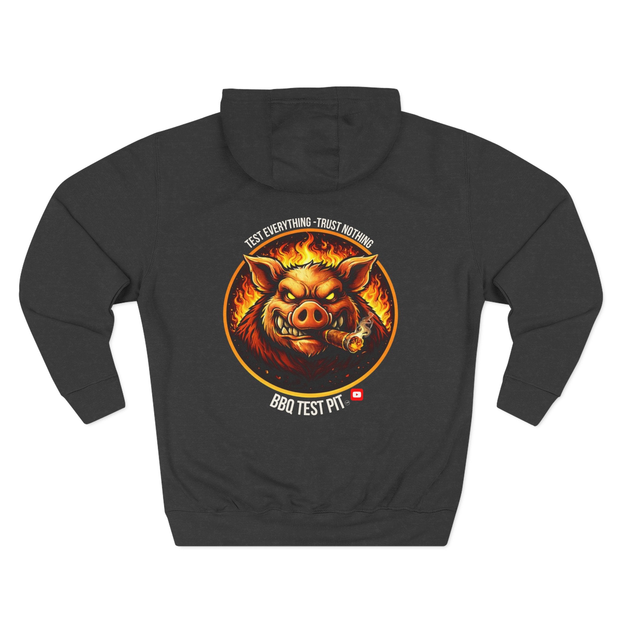 BBQ Test Pit Logo Hoodie
