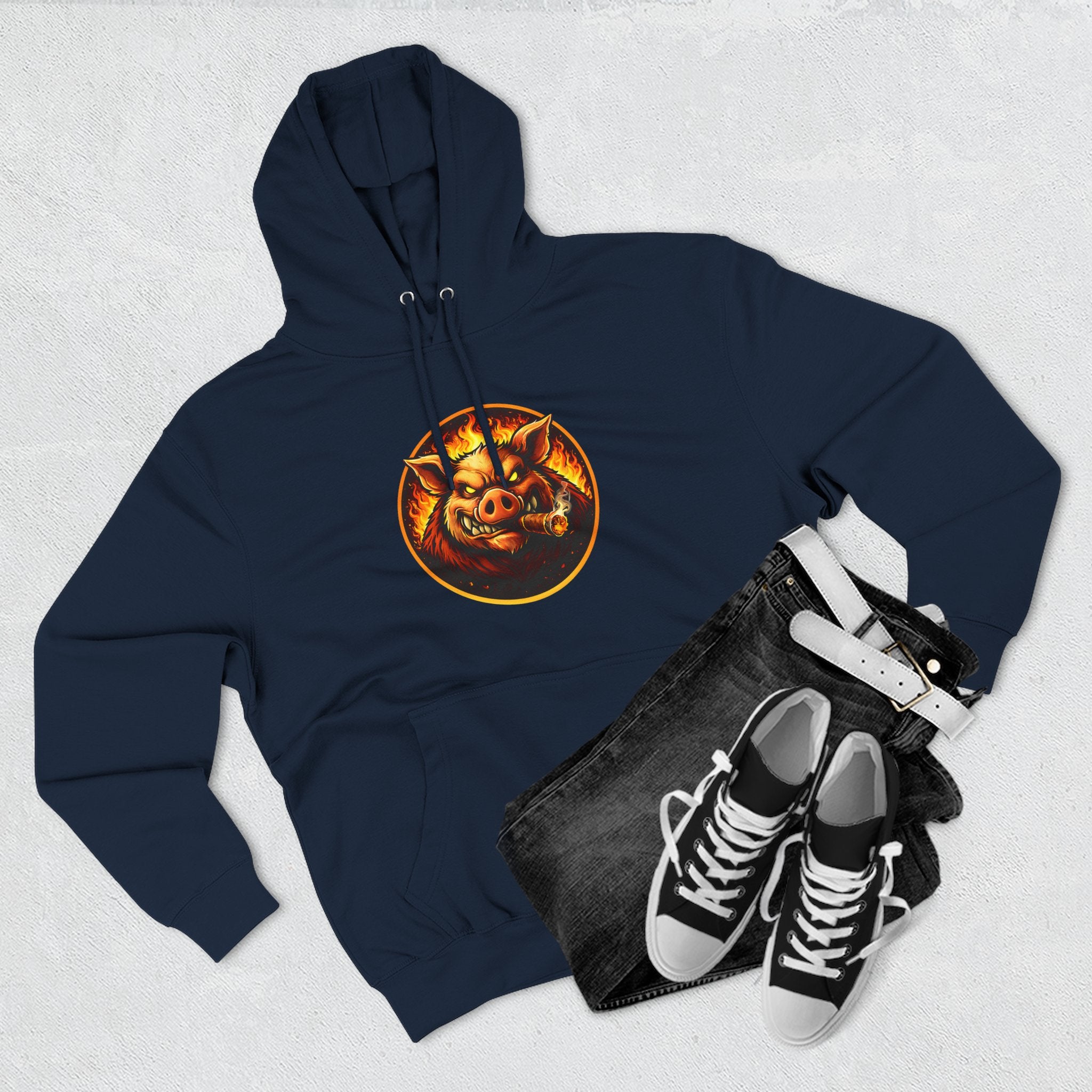 BBQ Test Pit Logo Hoodie