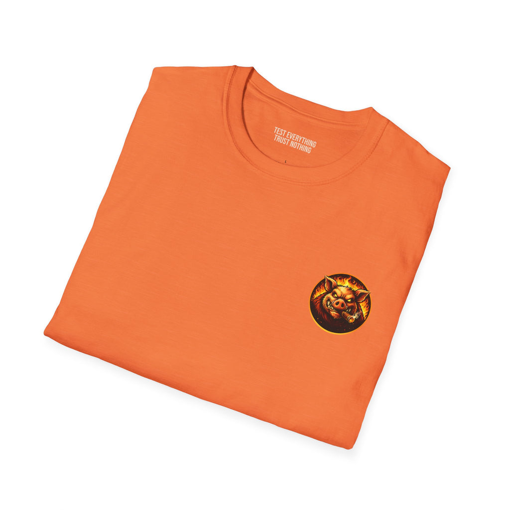 BBQ Test Pit Logo Tee — Premium Soft