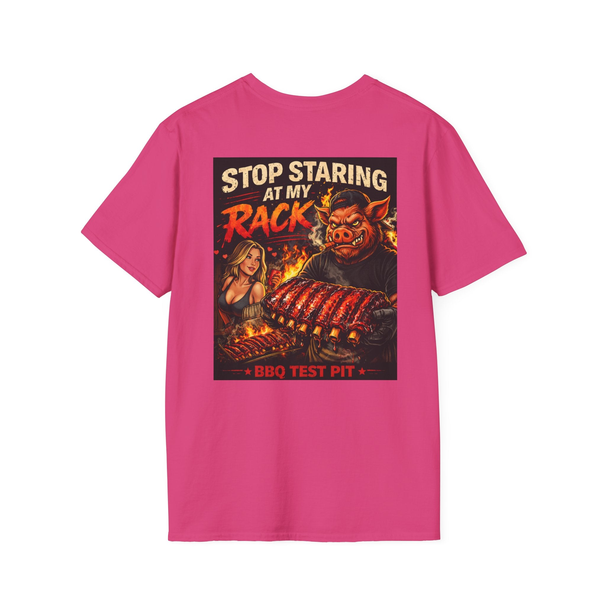 Stop Staring At My Rack Tee — Premium Soft