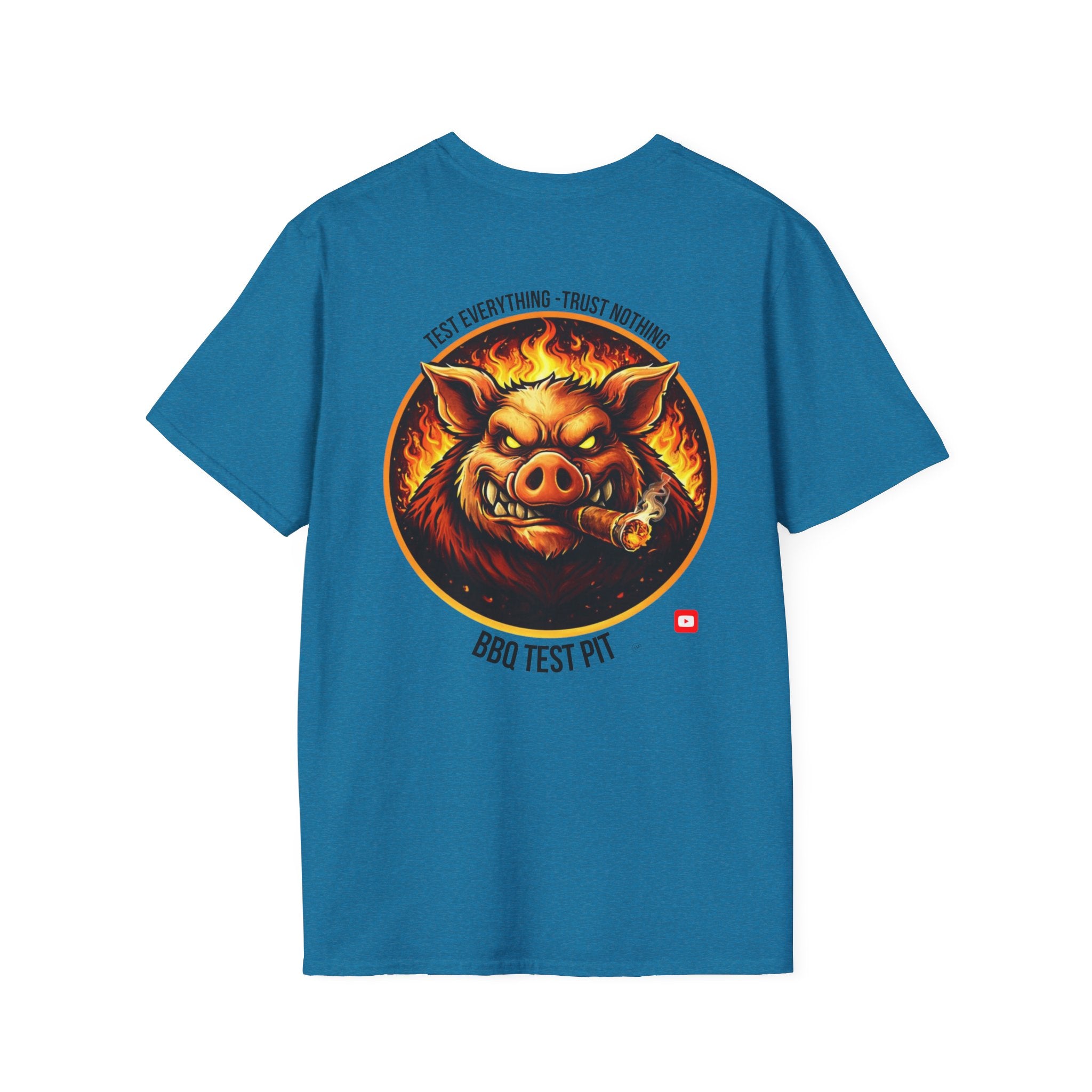 BBQ Test Pit Logo Tee — Premium Soft