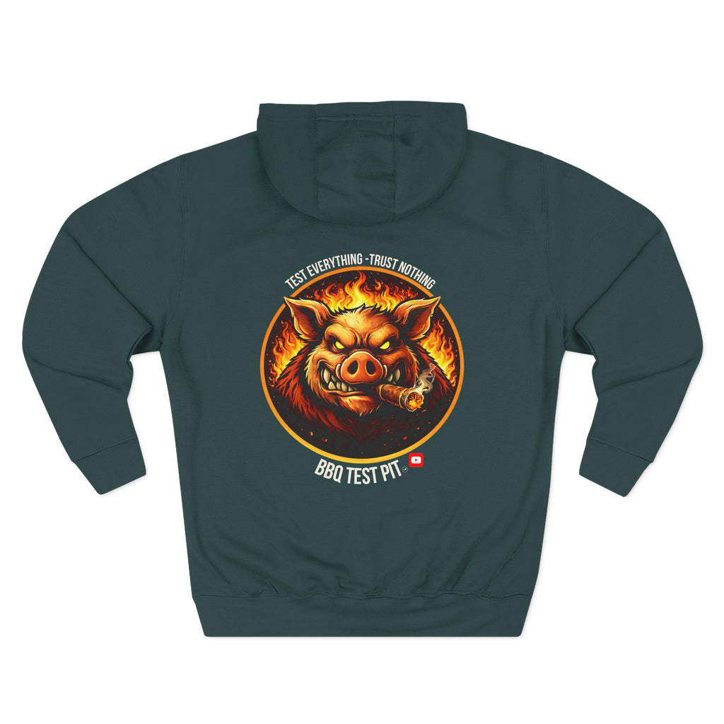 BBQ Test Pit Logo Hoodie