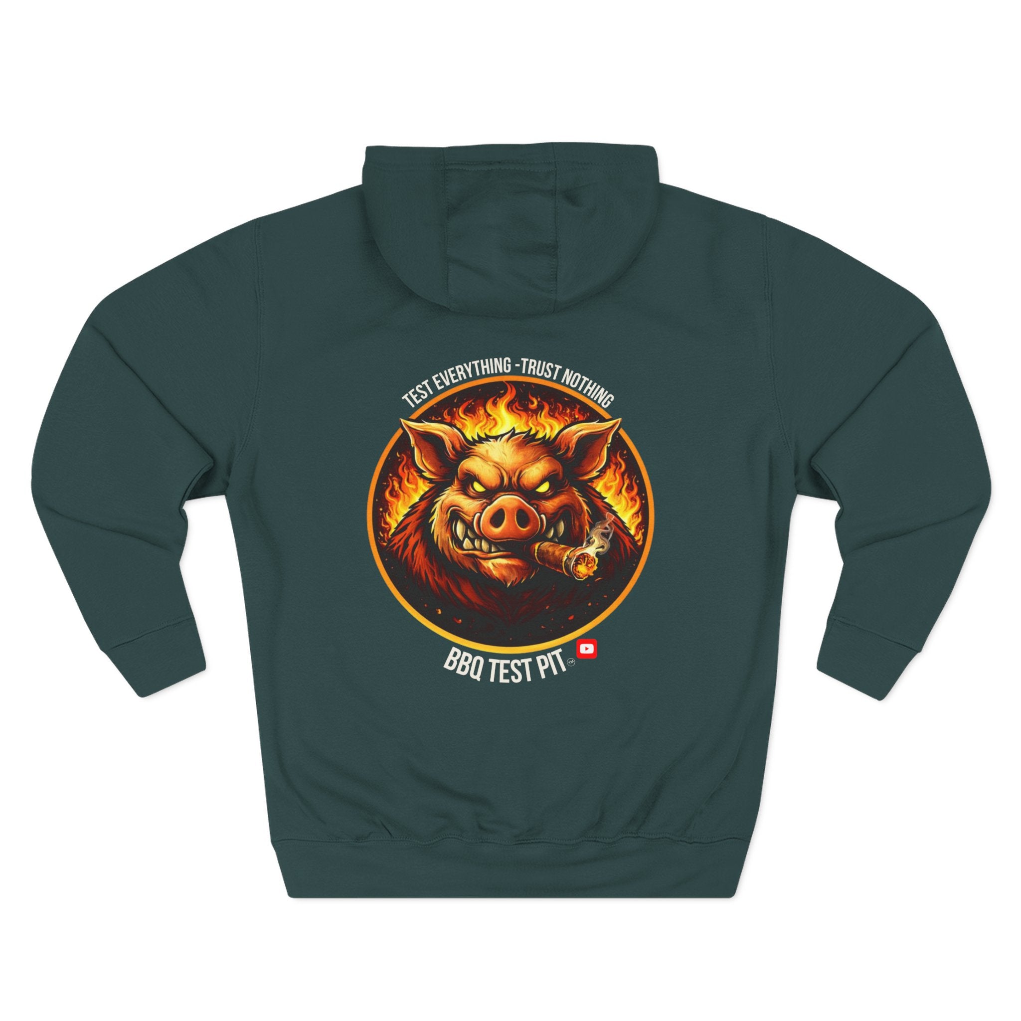 BBQ Test Pit Logo Hoodie