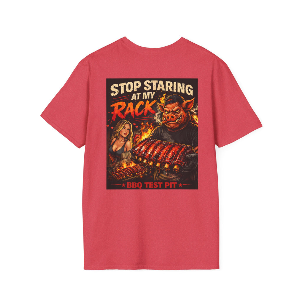 Stop Staring At My Rack Tee — Premium Soft