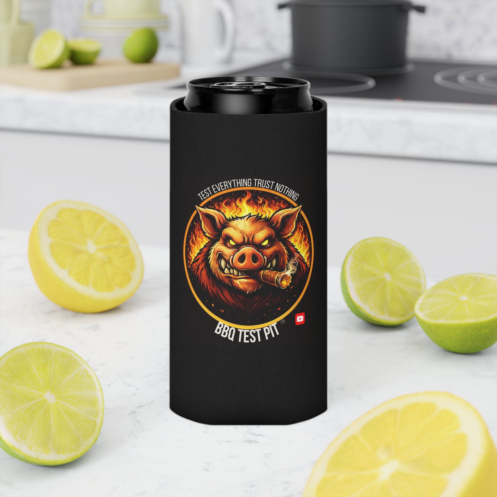BBQ Test Pit Can Cooler
