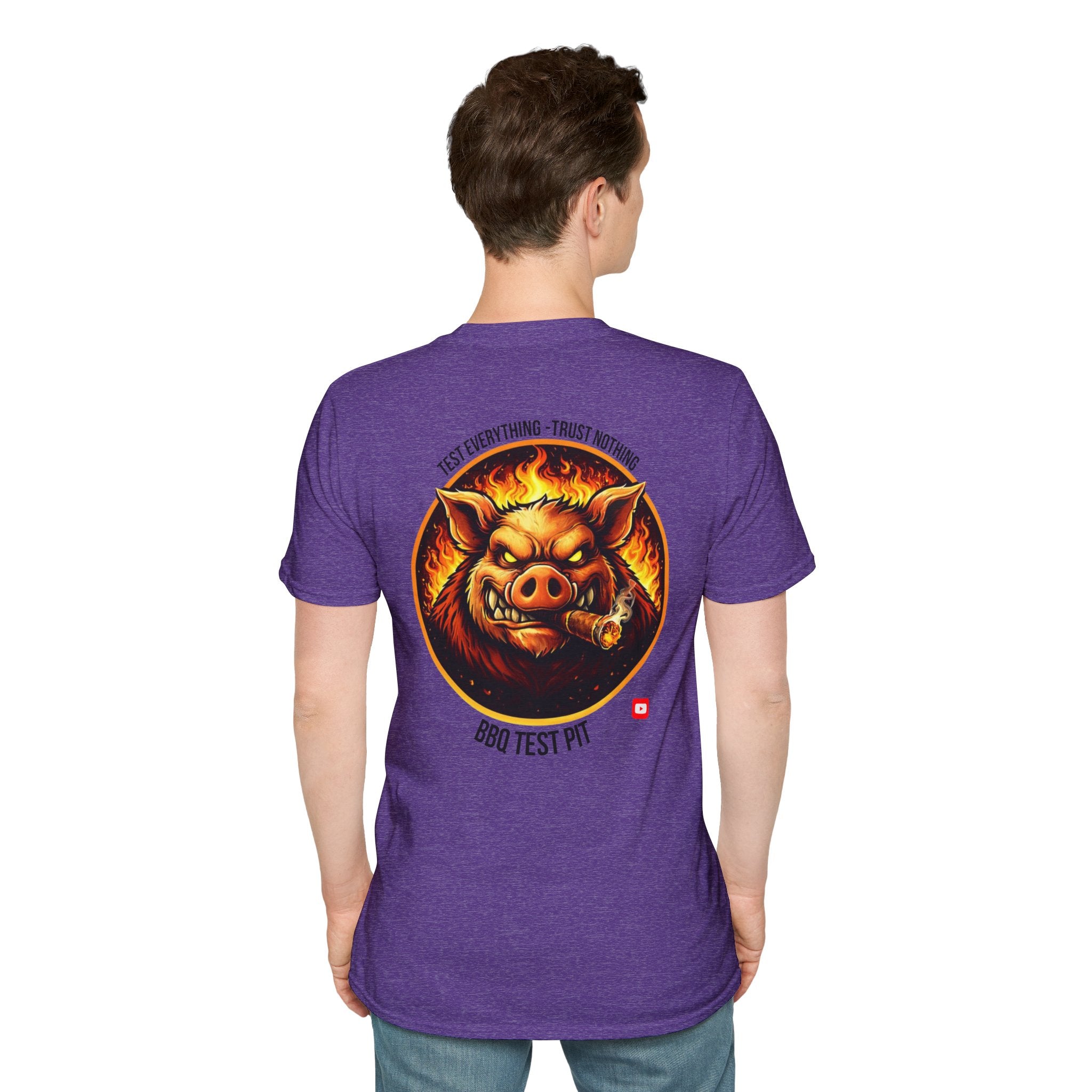 BBQ Test Pit Logo Tee — Premium Soft