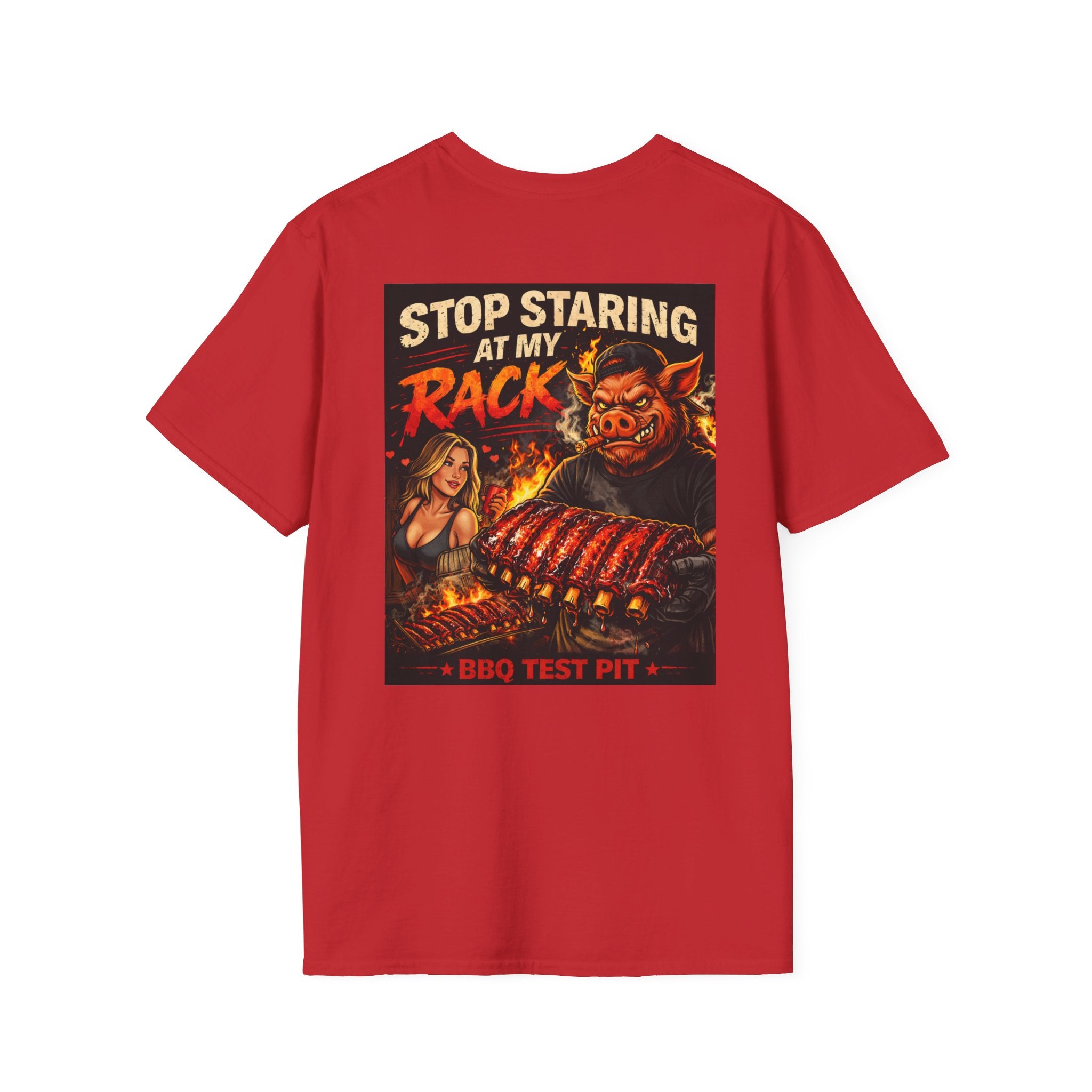 Stop Staring At My Rack Tee — Premium Soft
