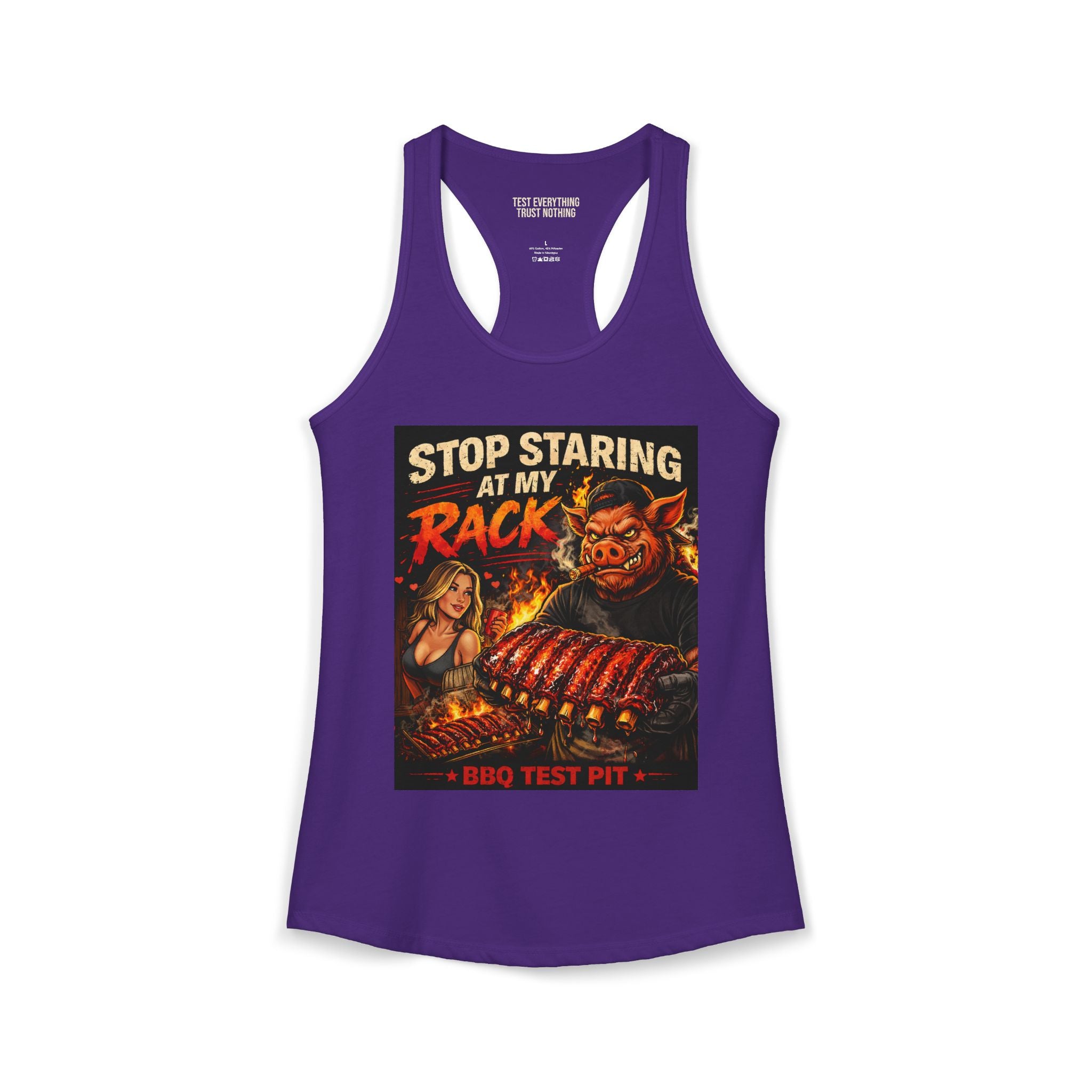 Stop Staring At My Rack Women's Tank