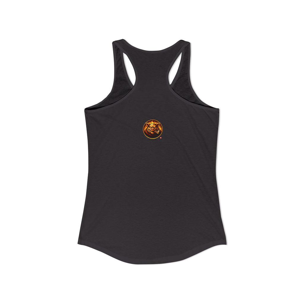 BBQ Test Pit Logo Women's Tank