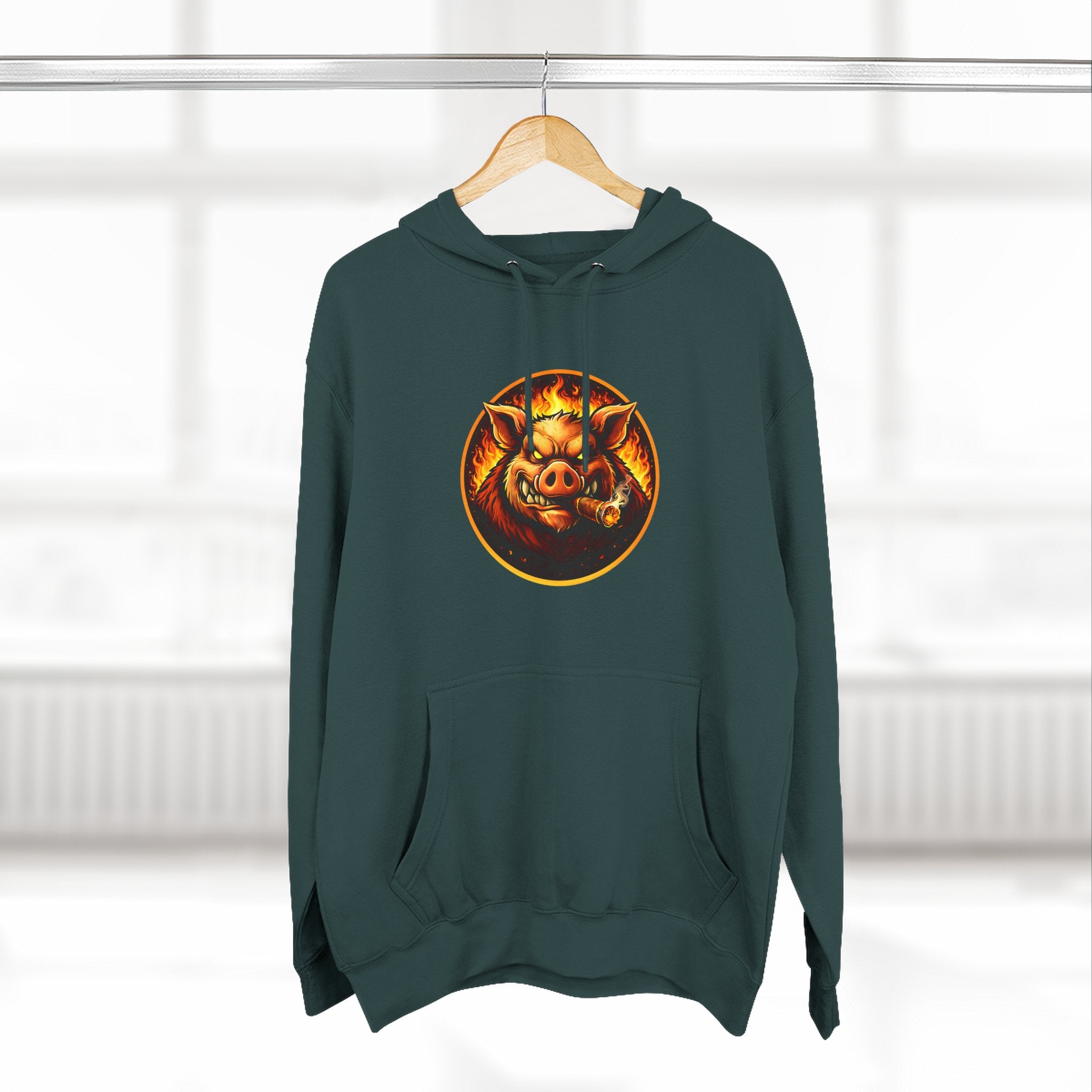 BBQ Test Pit Logo Hoodie