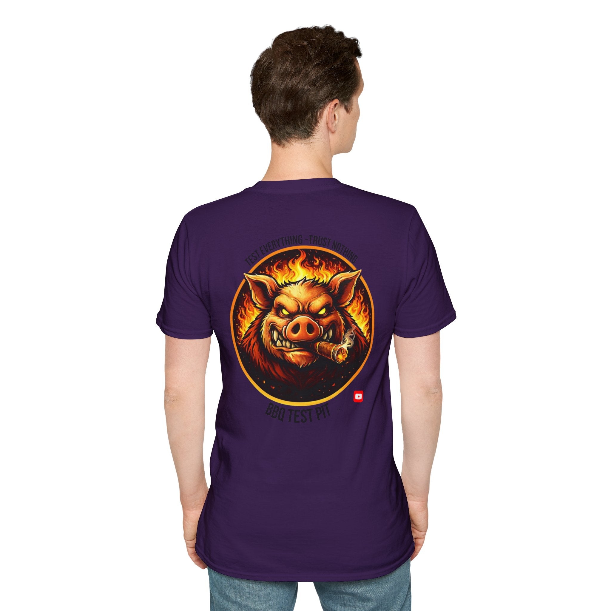 BBQ Test Pit Logo Tee — Premium Soft