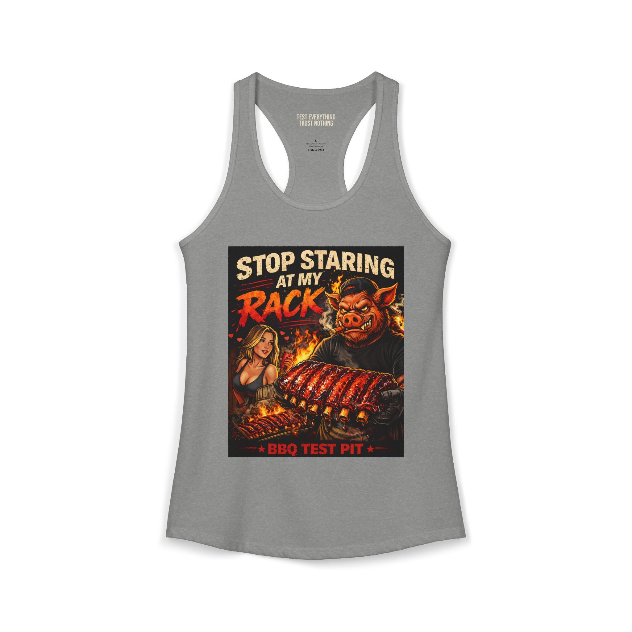 Stop Staring At My Rack Women's Tank