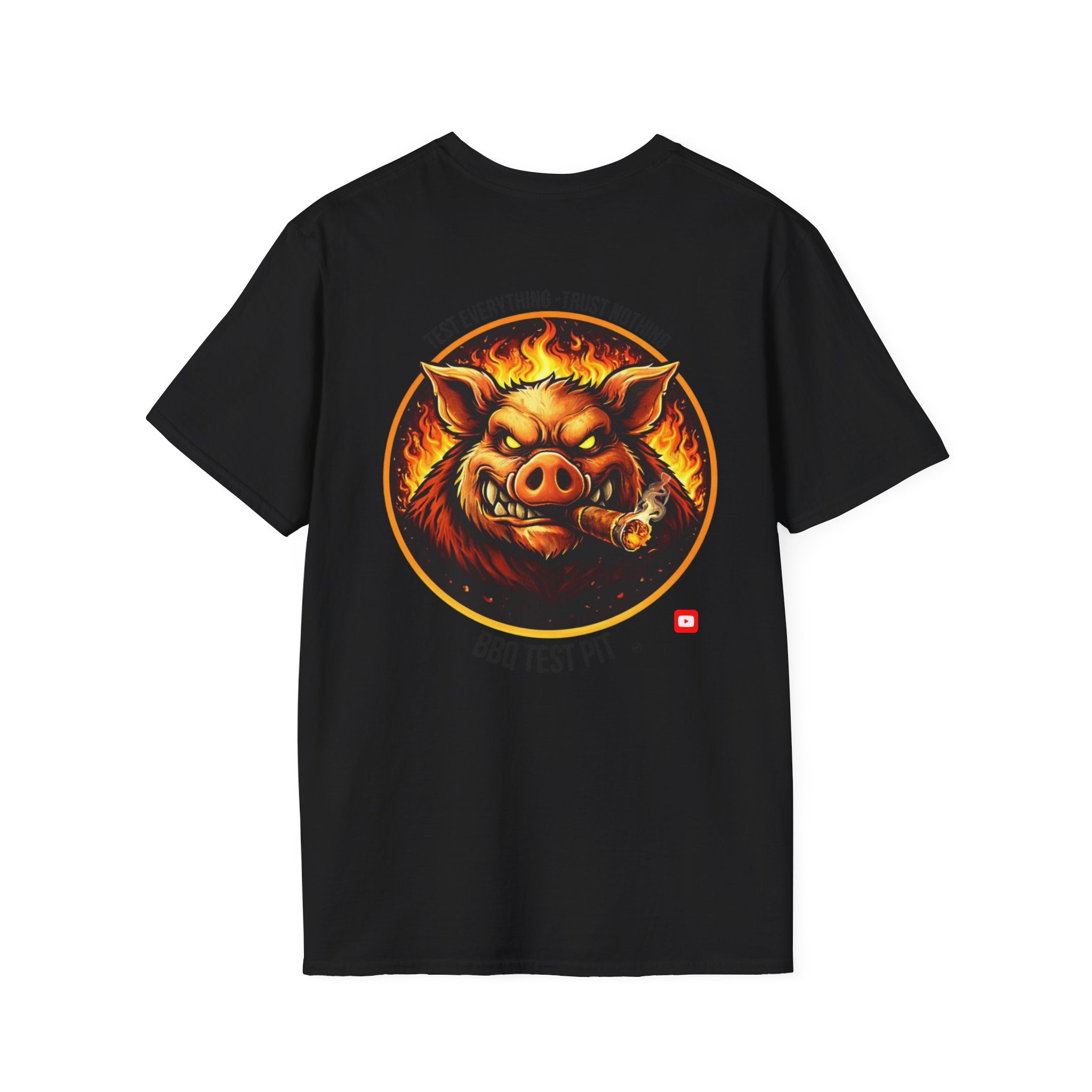 BBQ Test Pit Logo Tee — Premium Soft