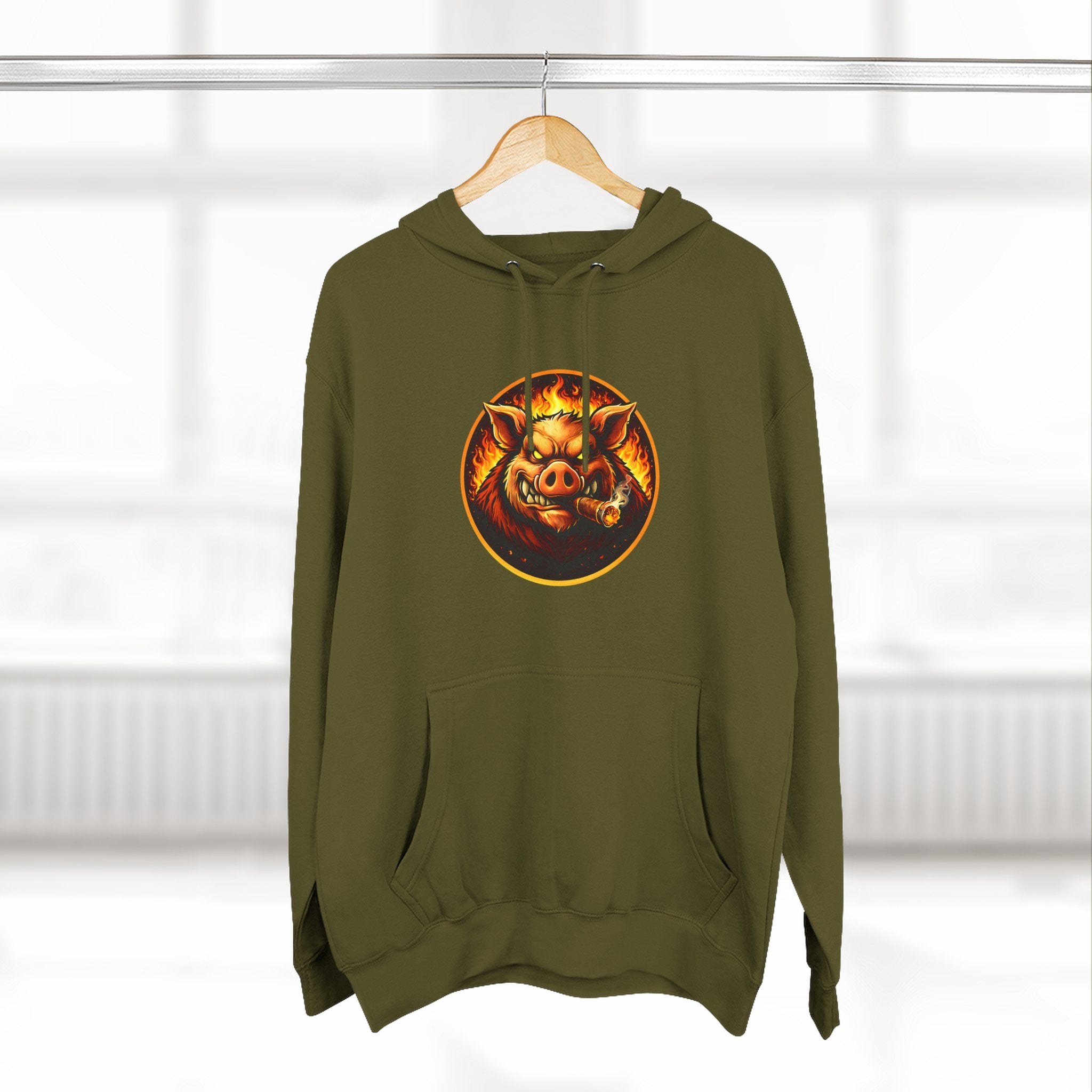 BBQ Test Pit Logo Hoodie
