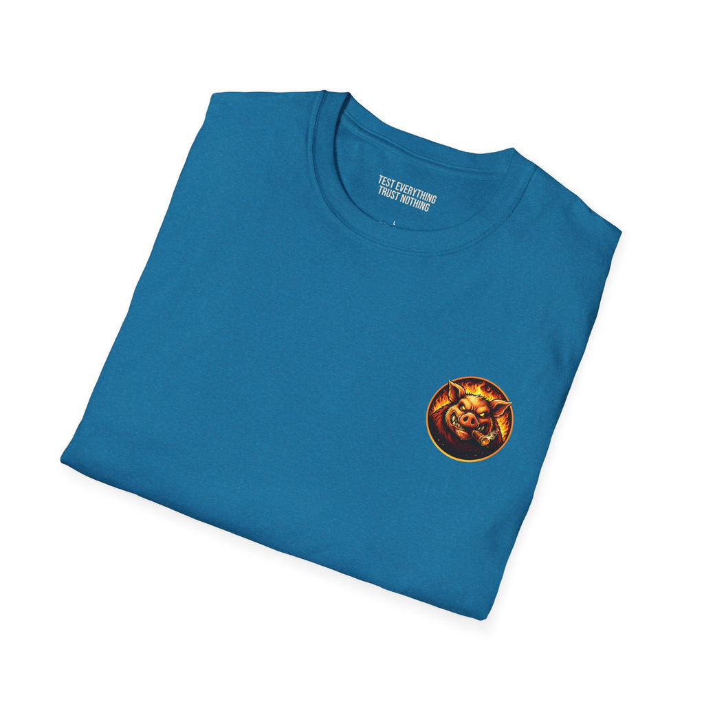 BBQ Test Pit Logo Tee — Premium Soft
