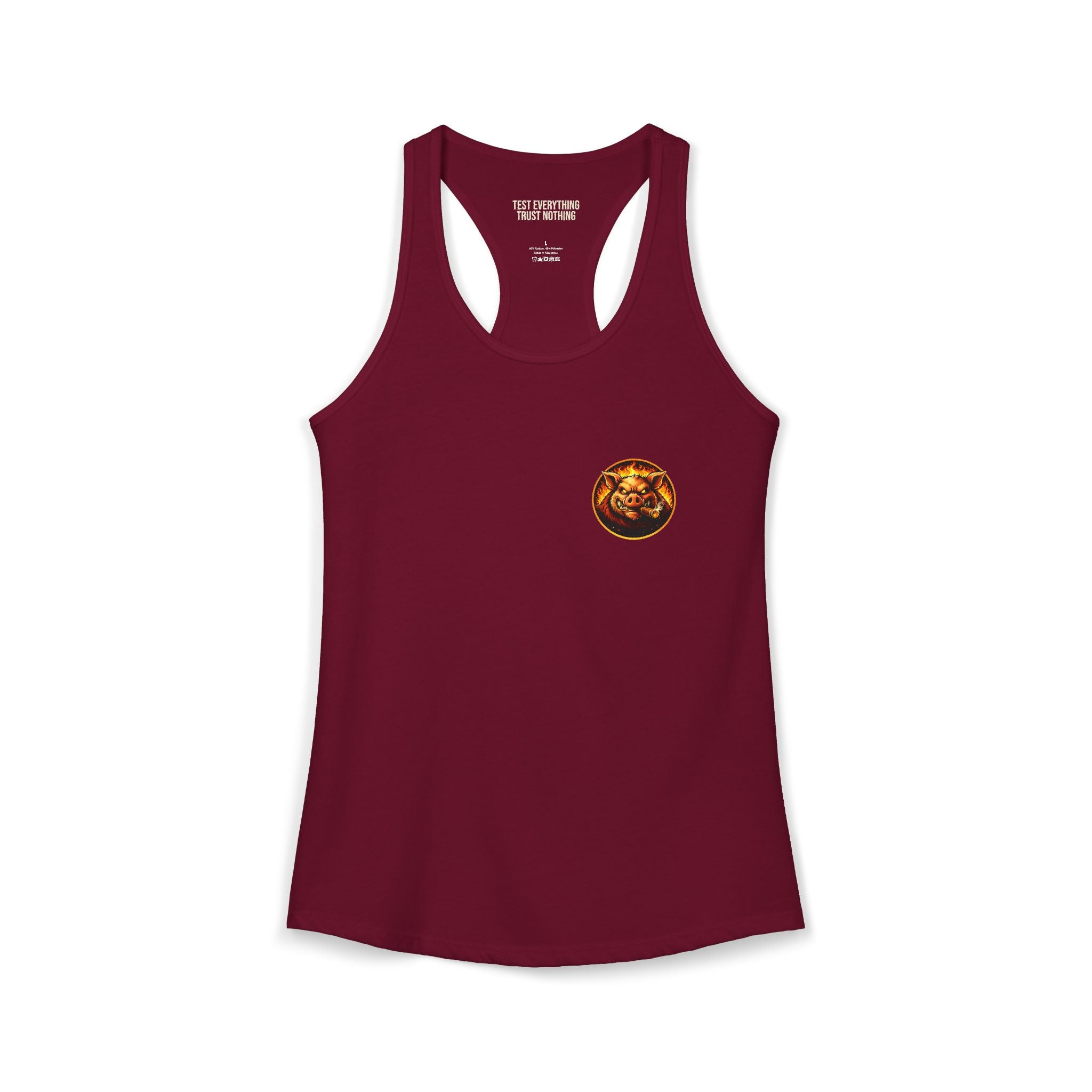 BBQ Test Pit Logo Women's Tank