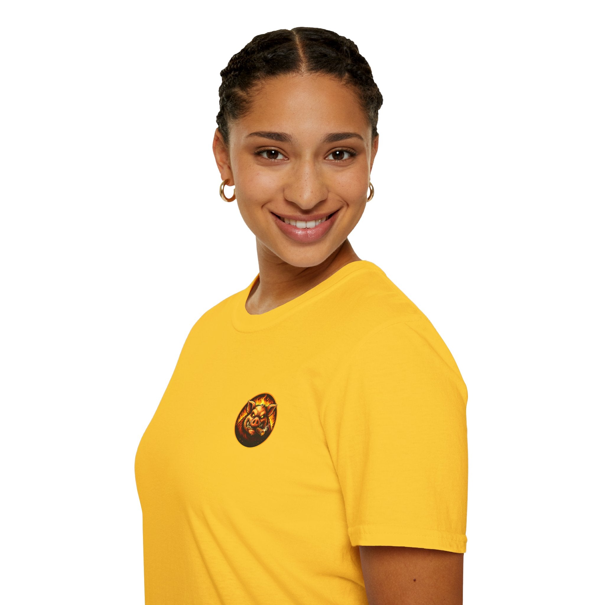 BBQ Test Pit Logo Tee — Premium Soft
