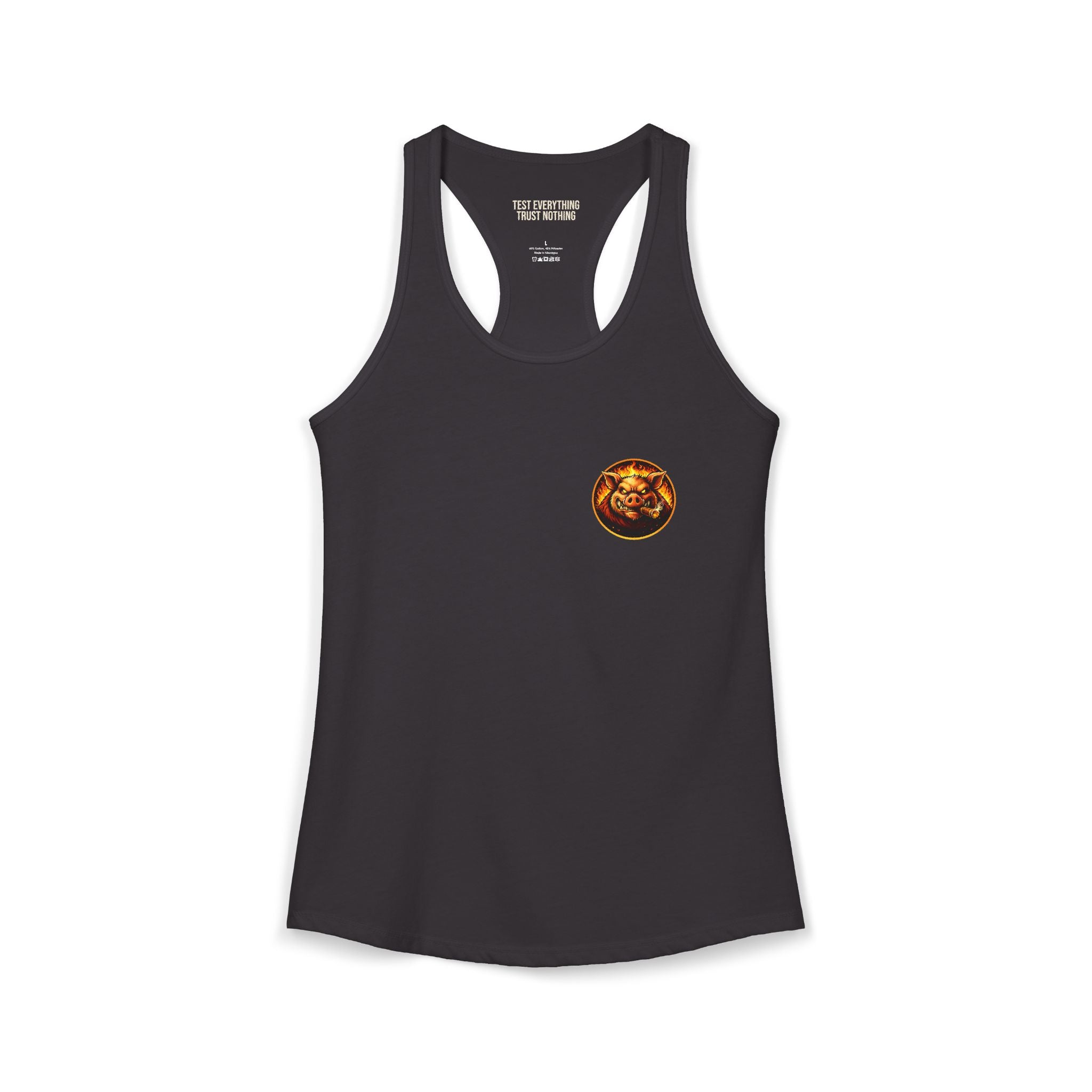 BBQ Test Pit Logo Women's Tank