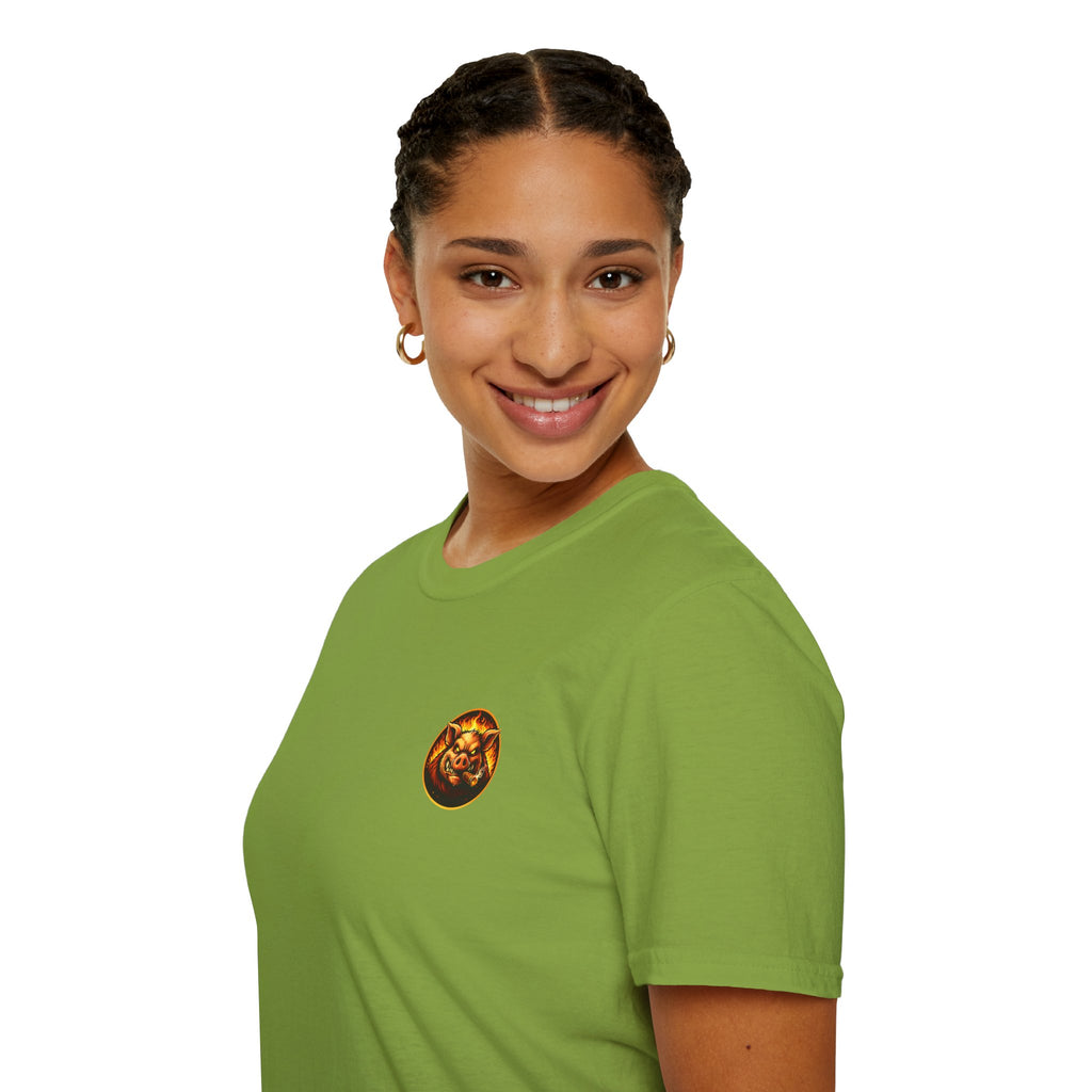 BBQ Test Pit Logo Tee — Premium Soft