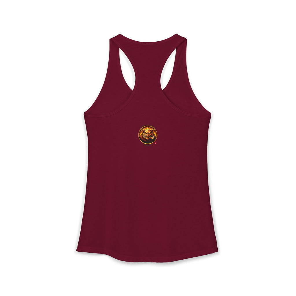 BBQ Test Pit Logo Women's Tank