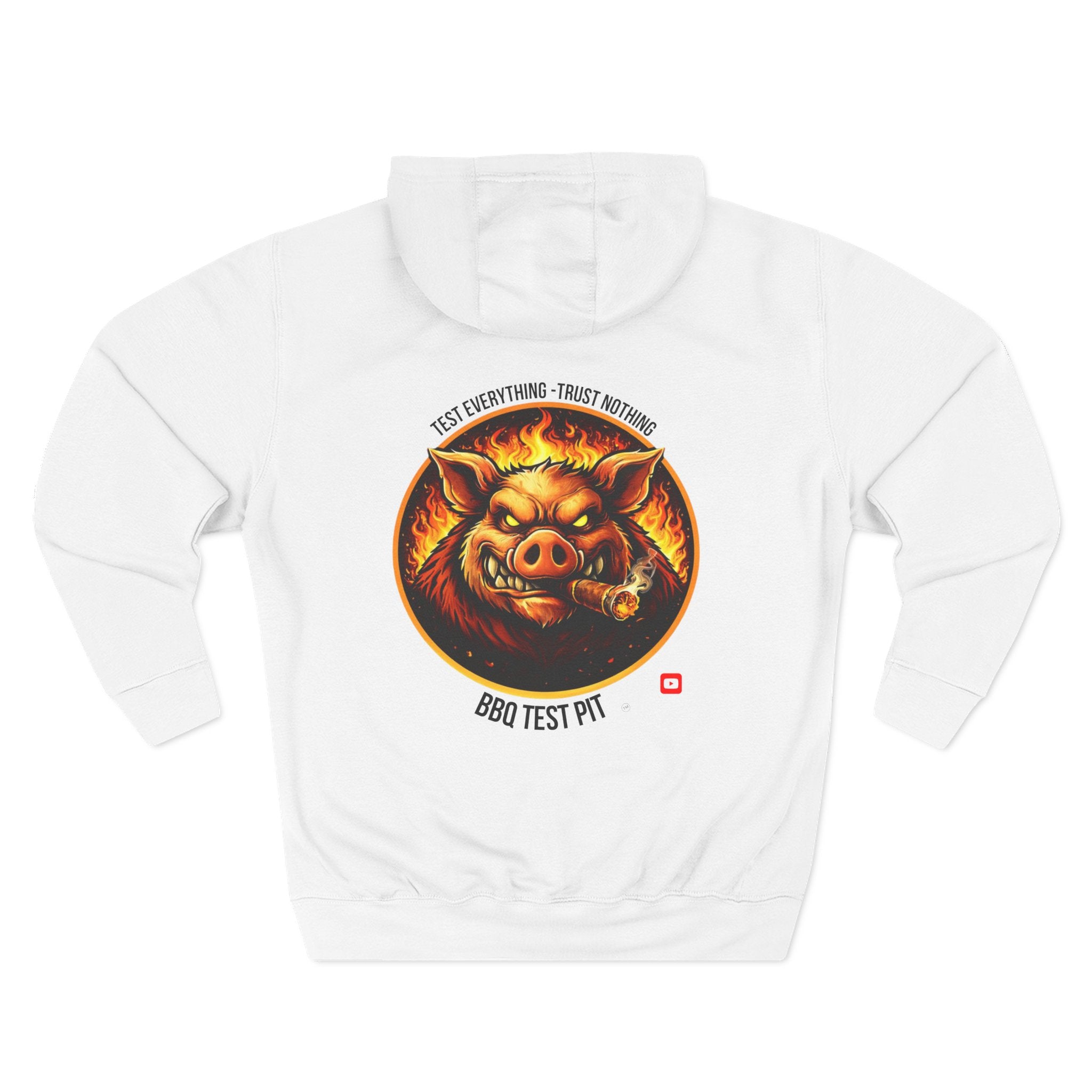 BBQ Test Pit Logo Hoodie