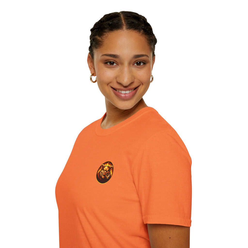 BBQ Test Pit Logo Tee — Premium Soft