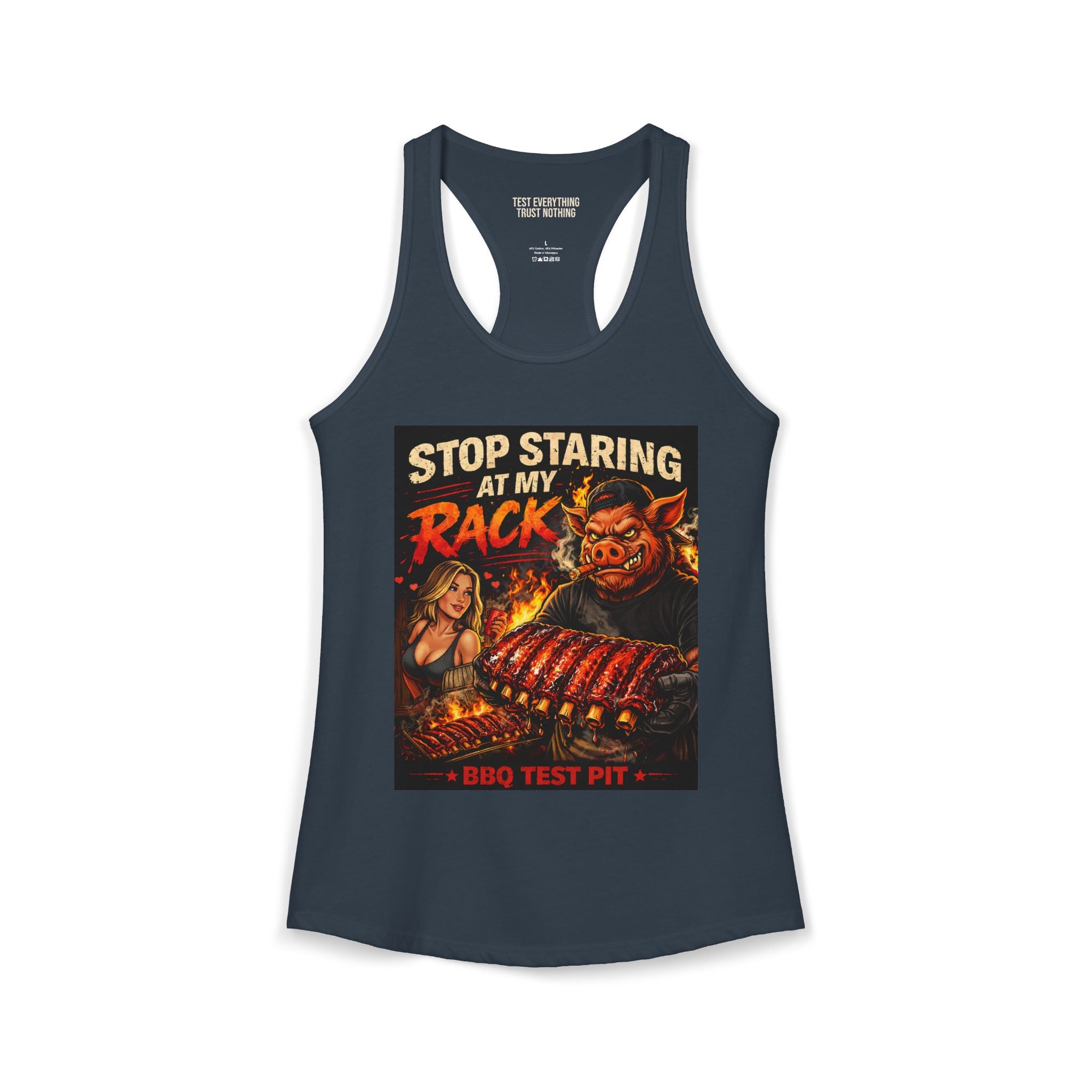 Stop Staring At My Rack Women's Tank