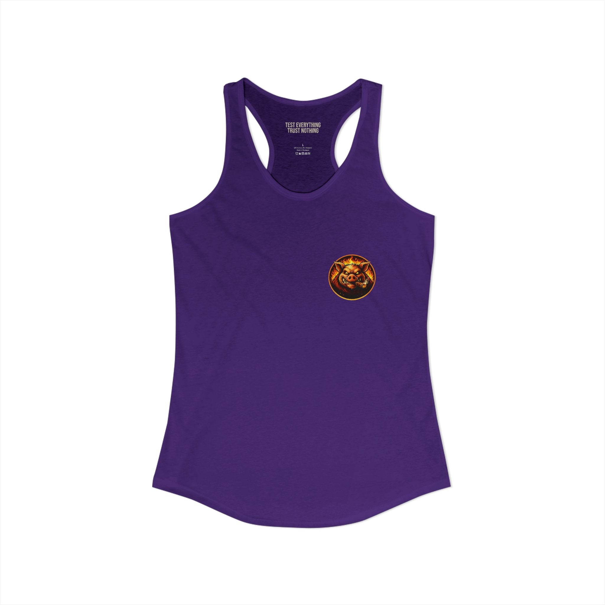 BBQ Test Pit Logo Women's Tank