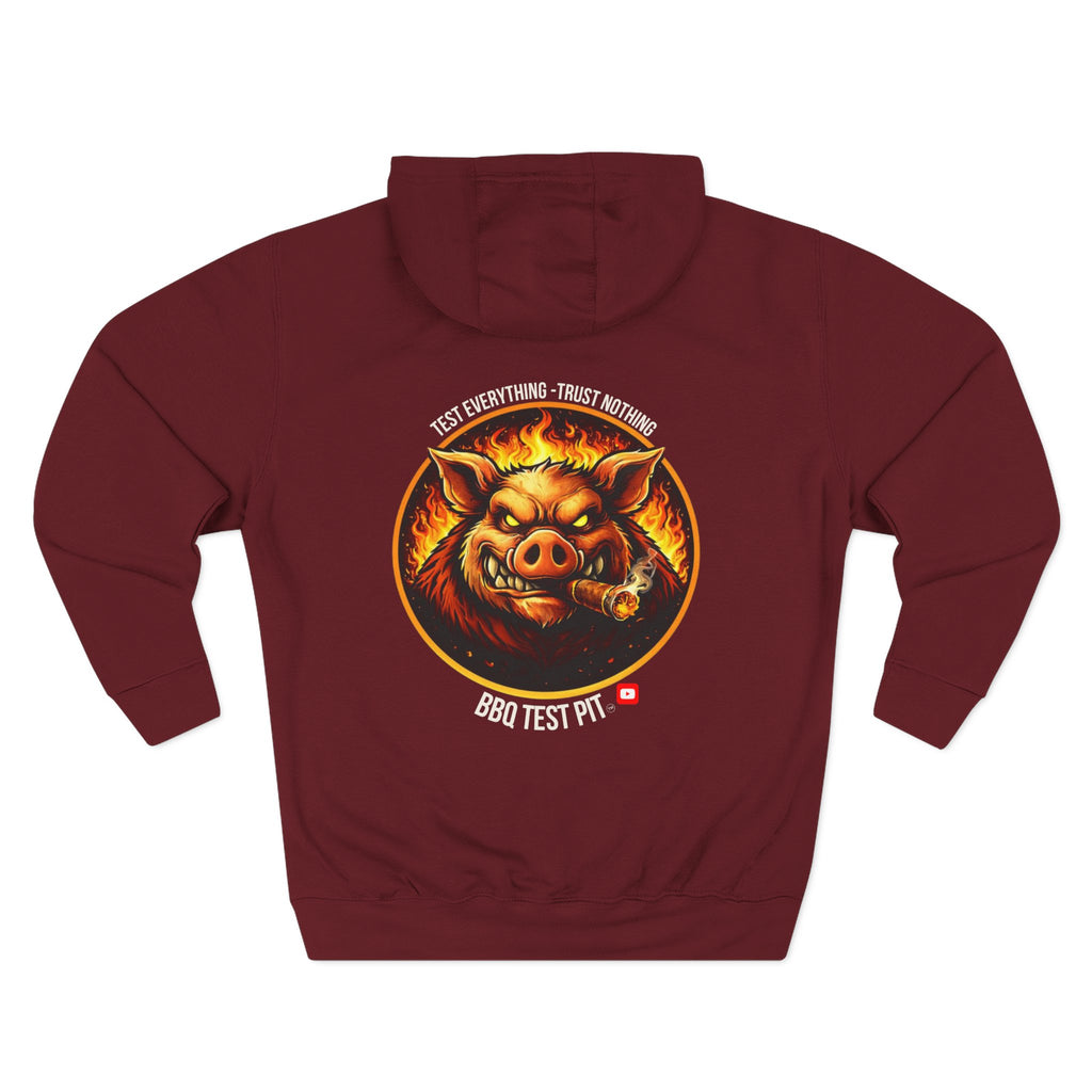 BBQ Test Pit Logo Hoodie
