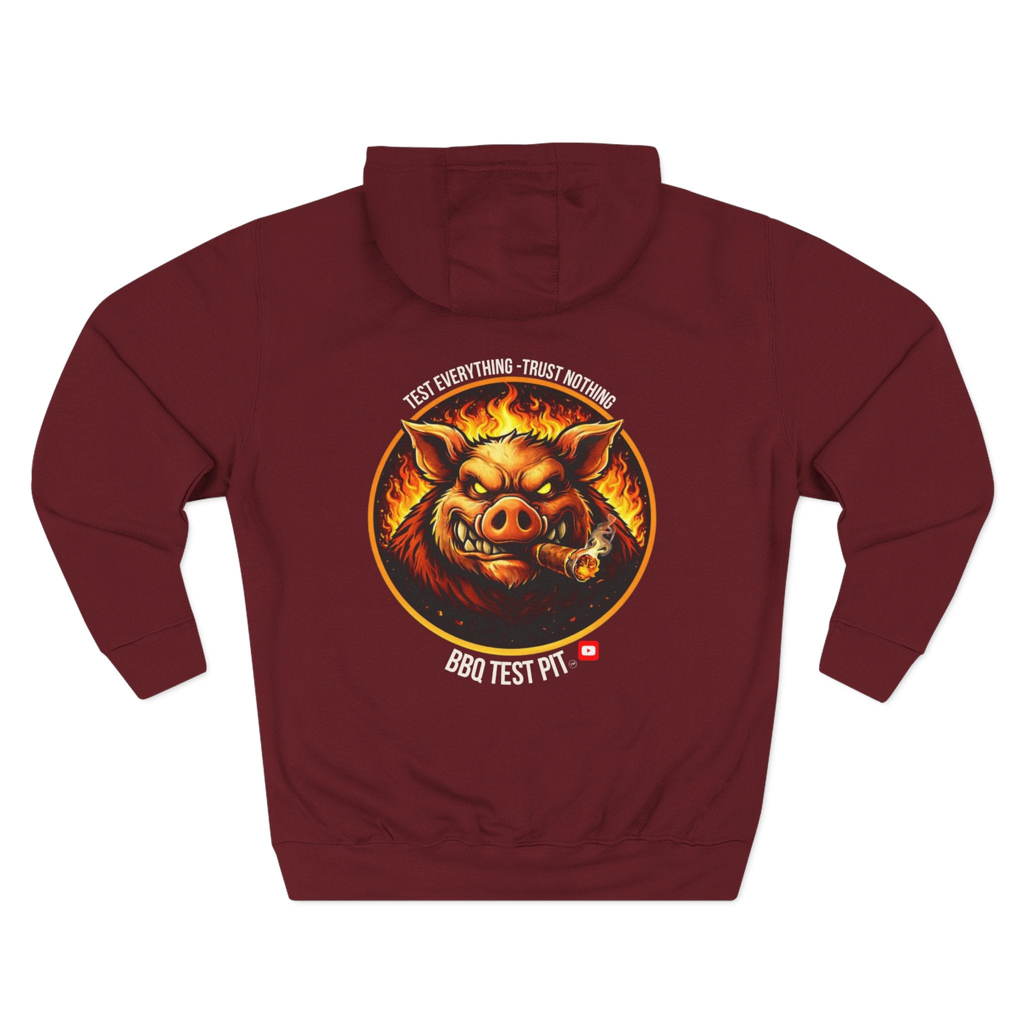 BBQ Test Pit Logo Hoodie