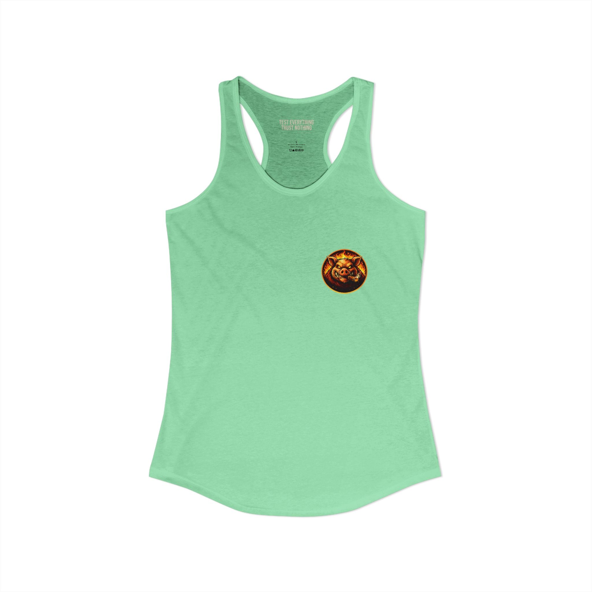 BBQ Test Pit Logo Women's Tank