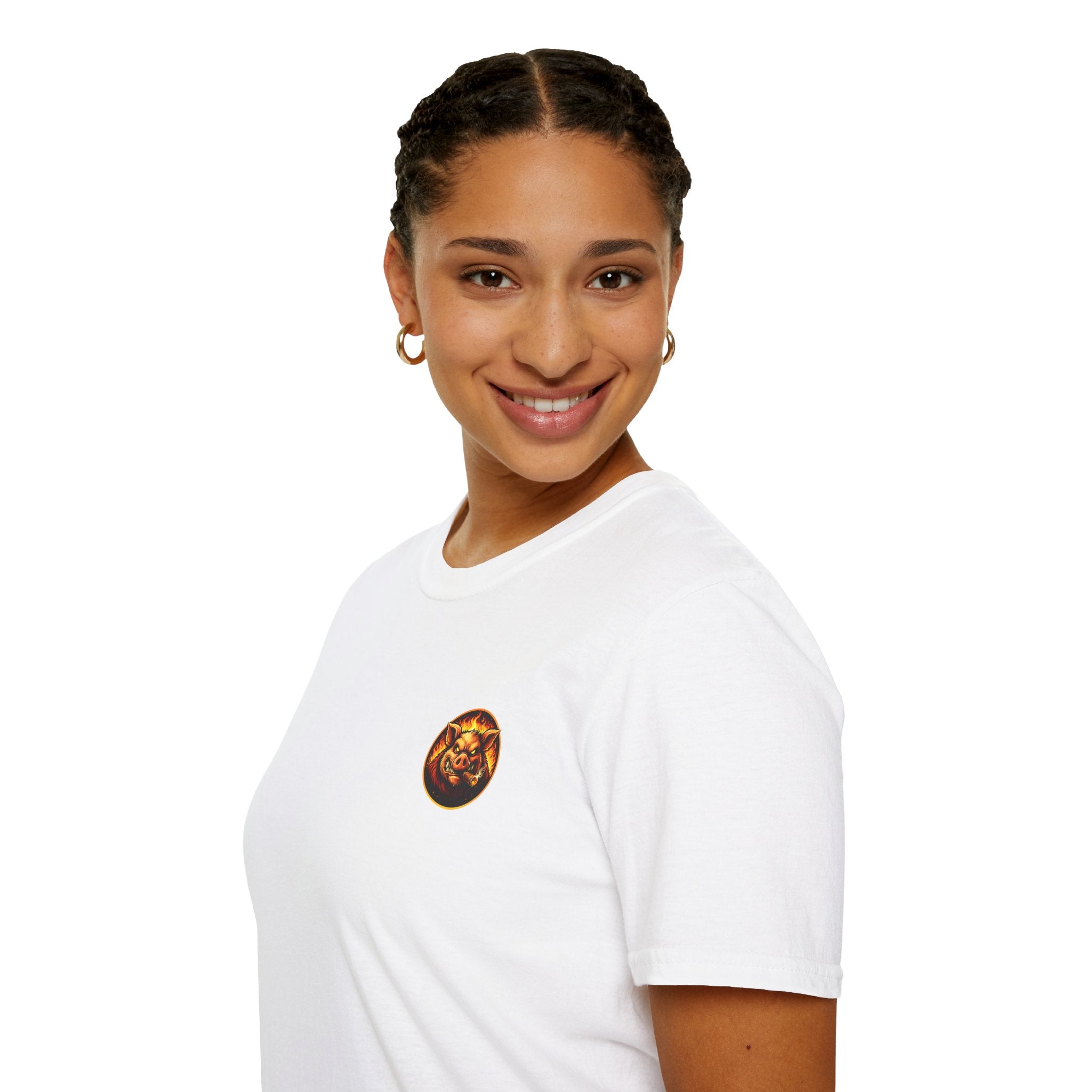 BBQ Test Pit Logo Tee — Premium Soft