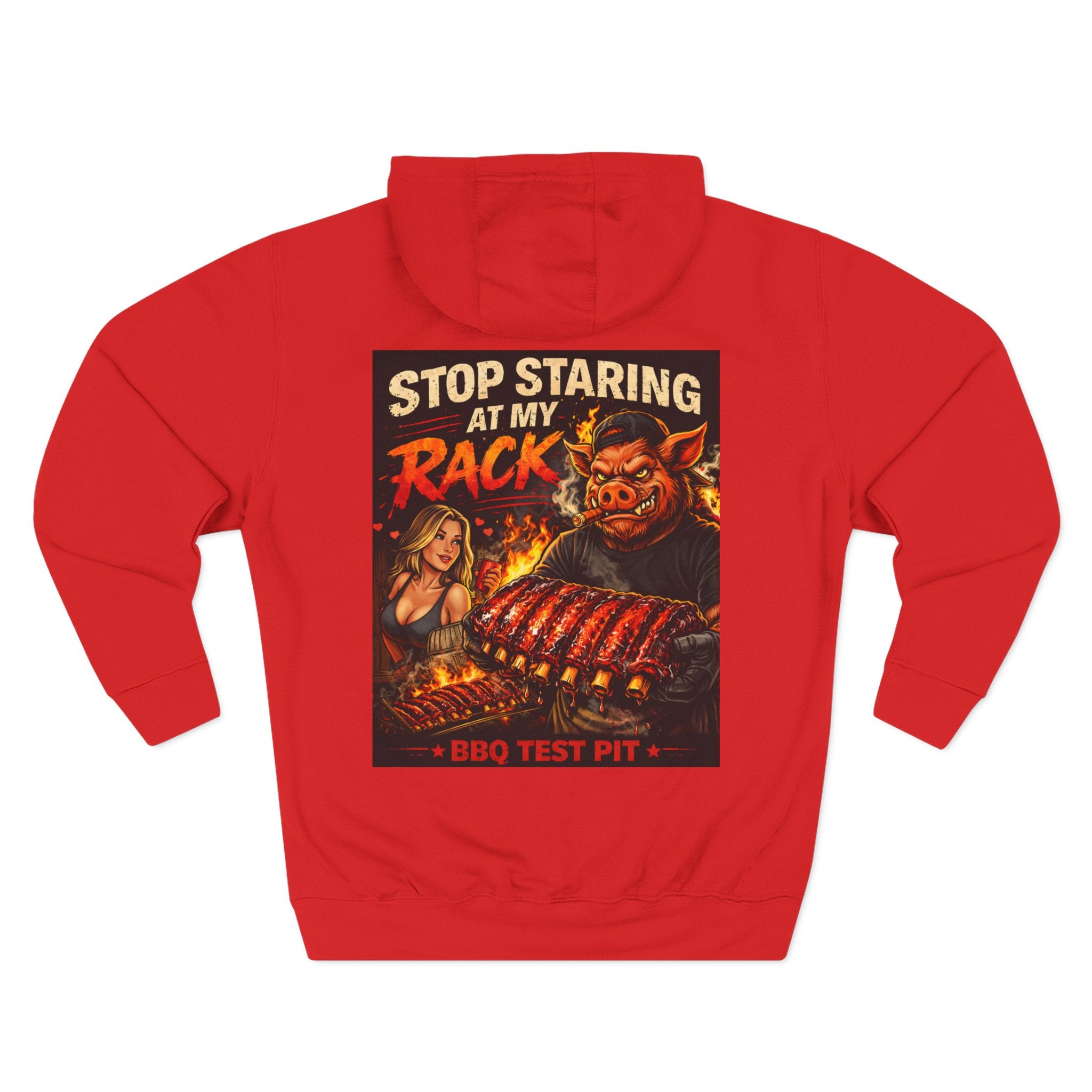Stop Staring At My Rack Hoodie