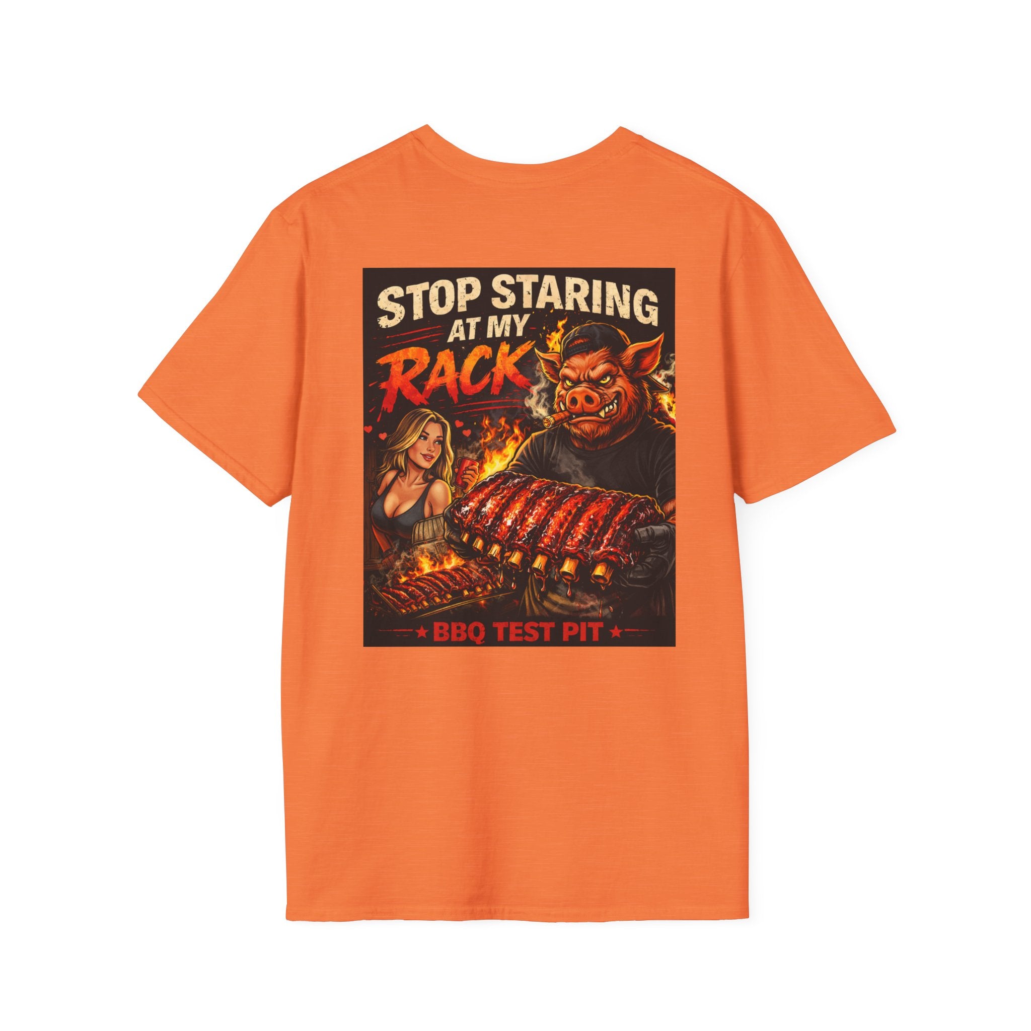Stop Staring At My Rack Tee — Premium Soft