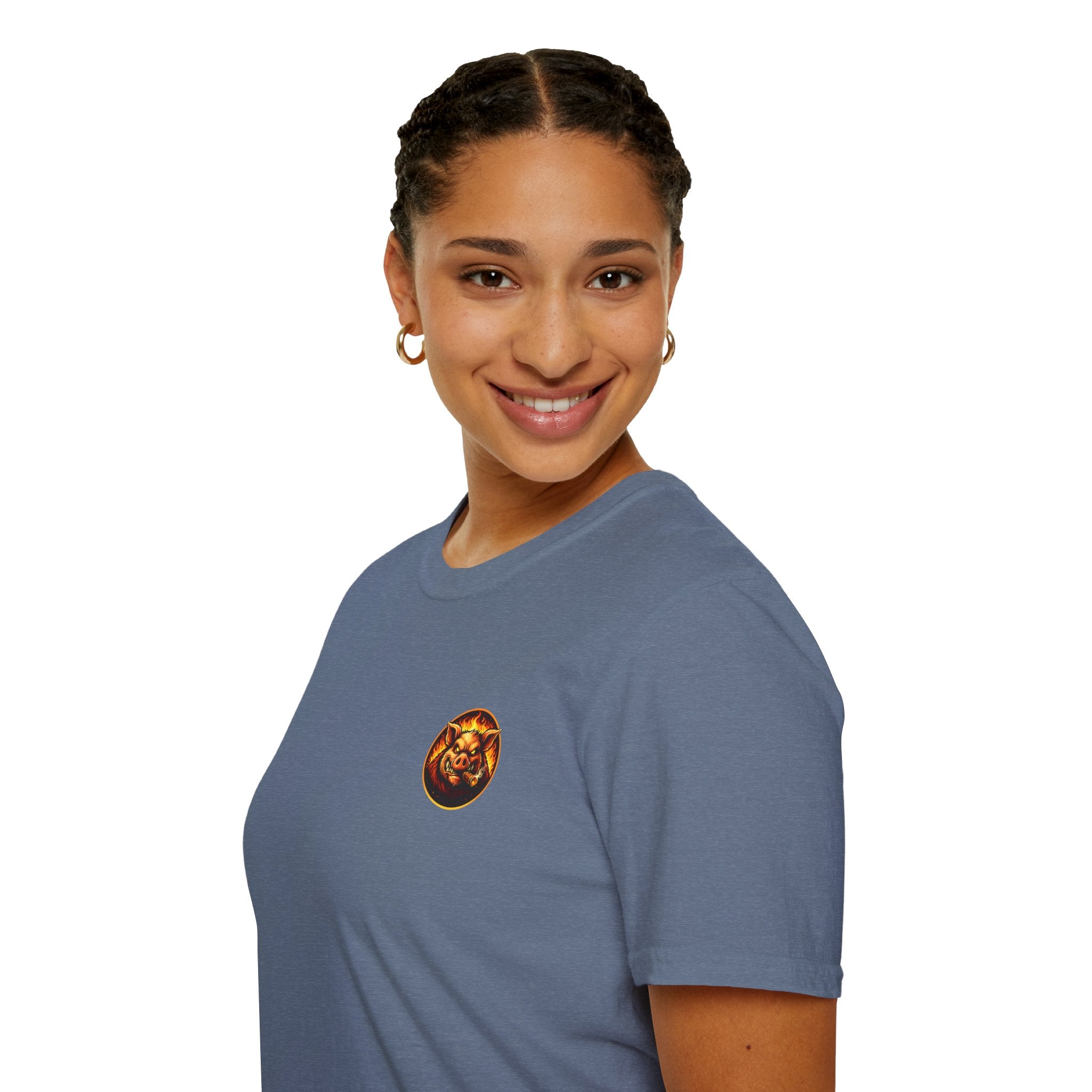 BBQ Test Pit Logo Tee — Premium Soft